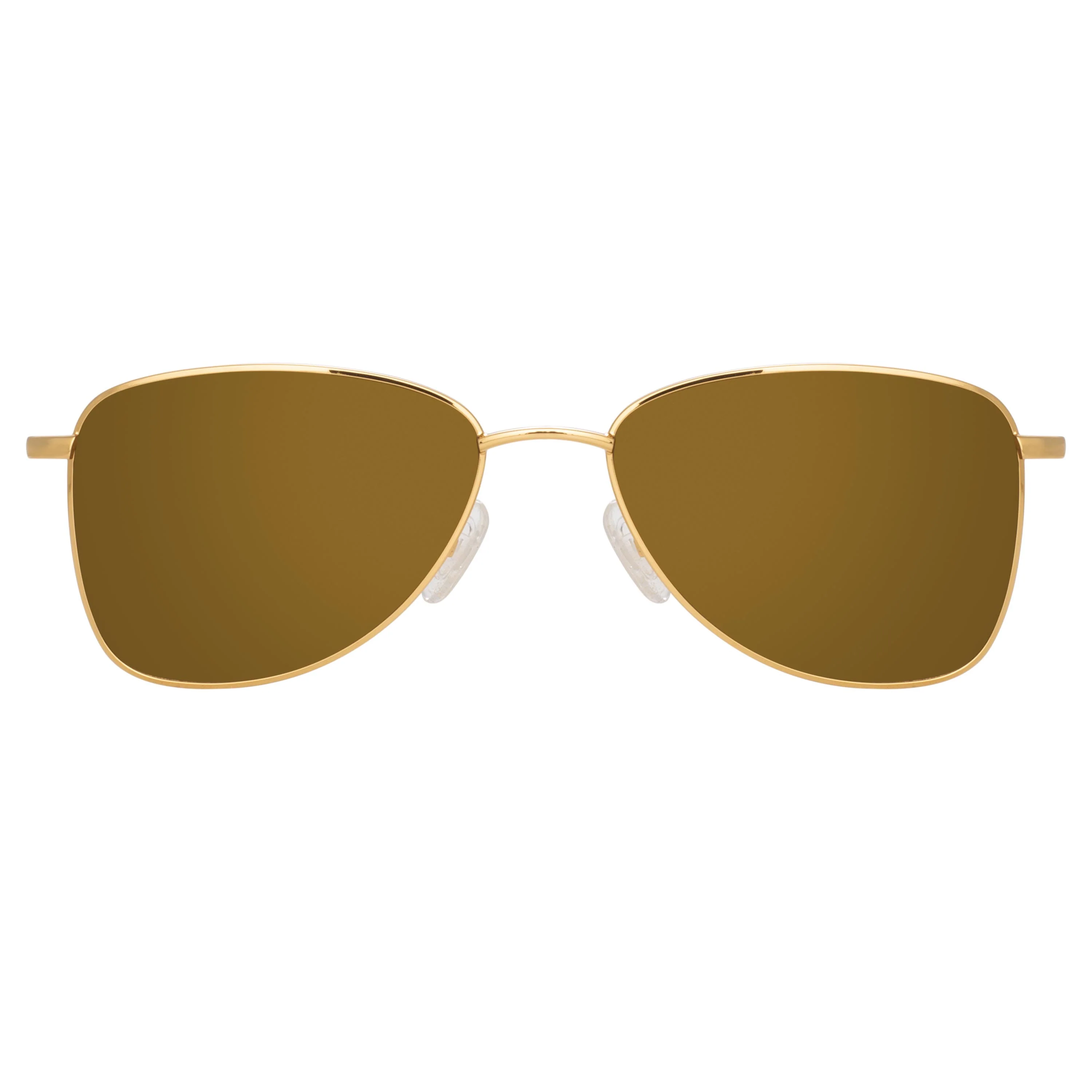 Dries Van Noten Men's Aviator Bronze Sunglasses - Image 2