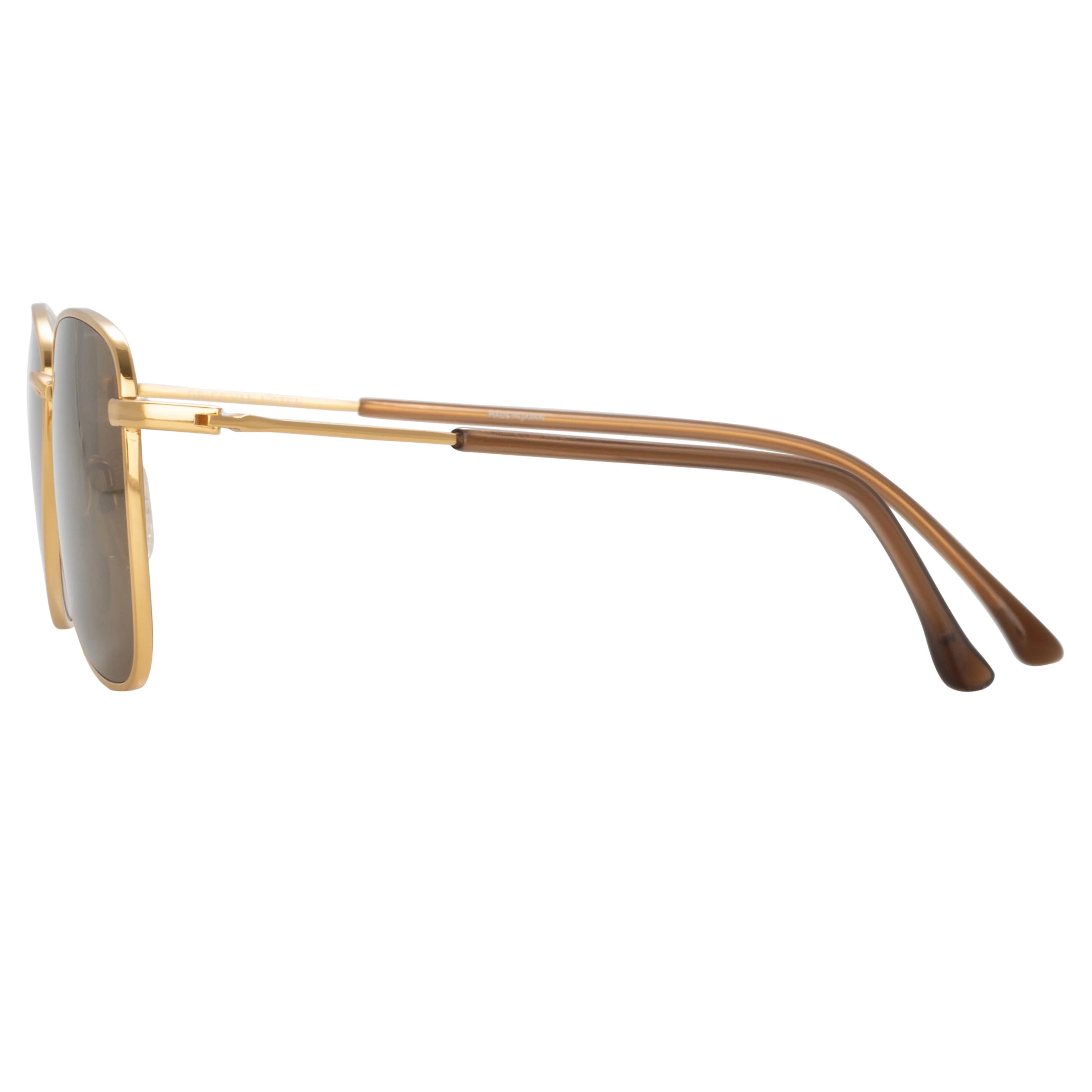Dries Van Noten Men's Aviator Bronze Sunglasses - Image 3