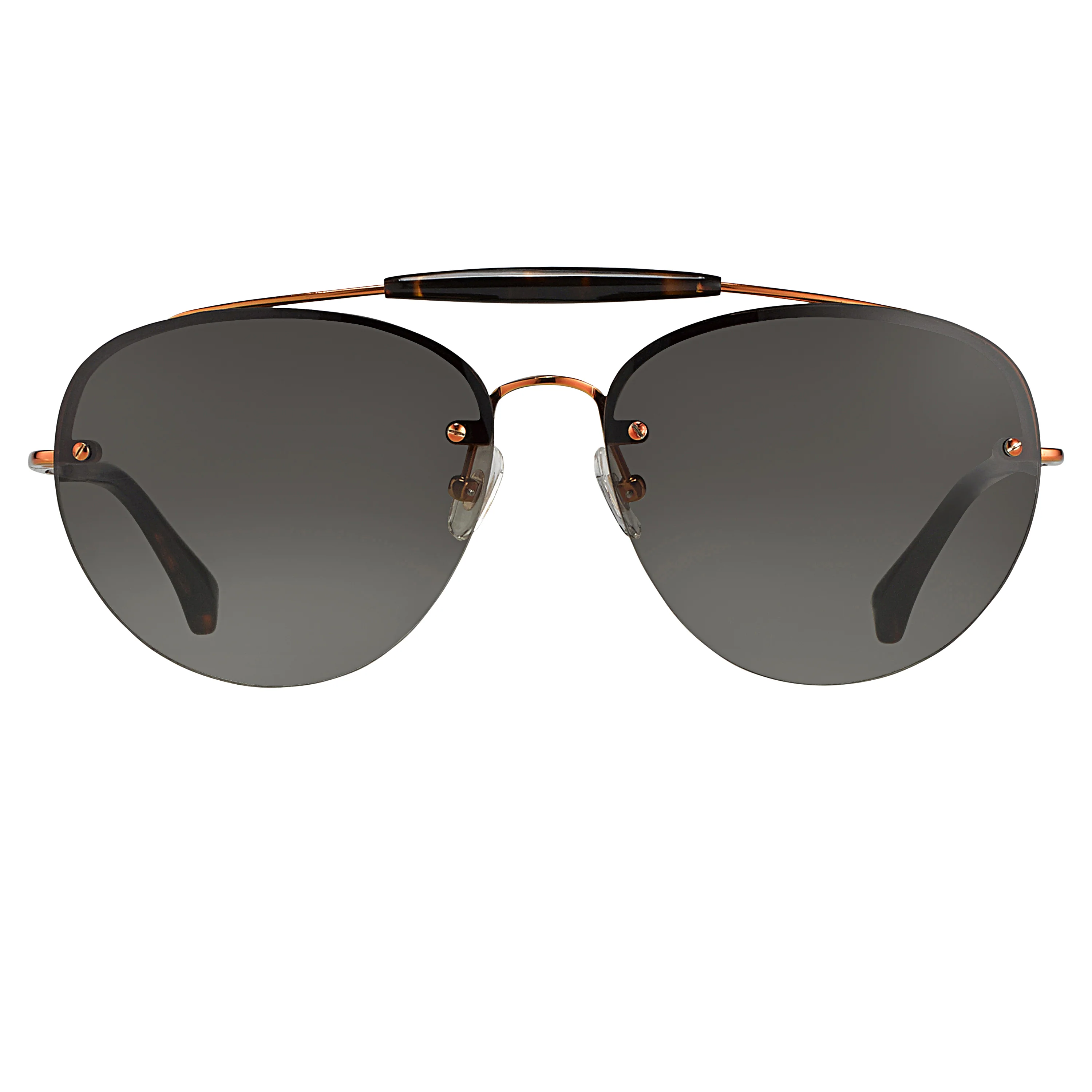 Dries Van Noten Unisex Aviator Green Sunglasses - Image 2