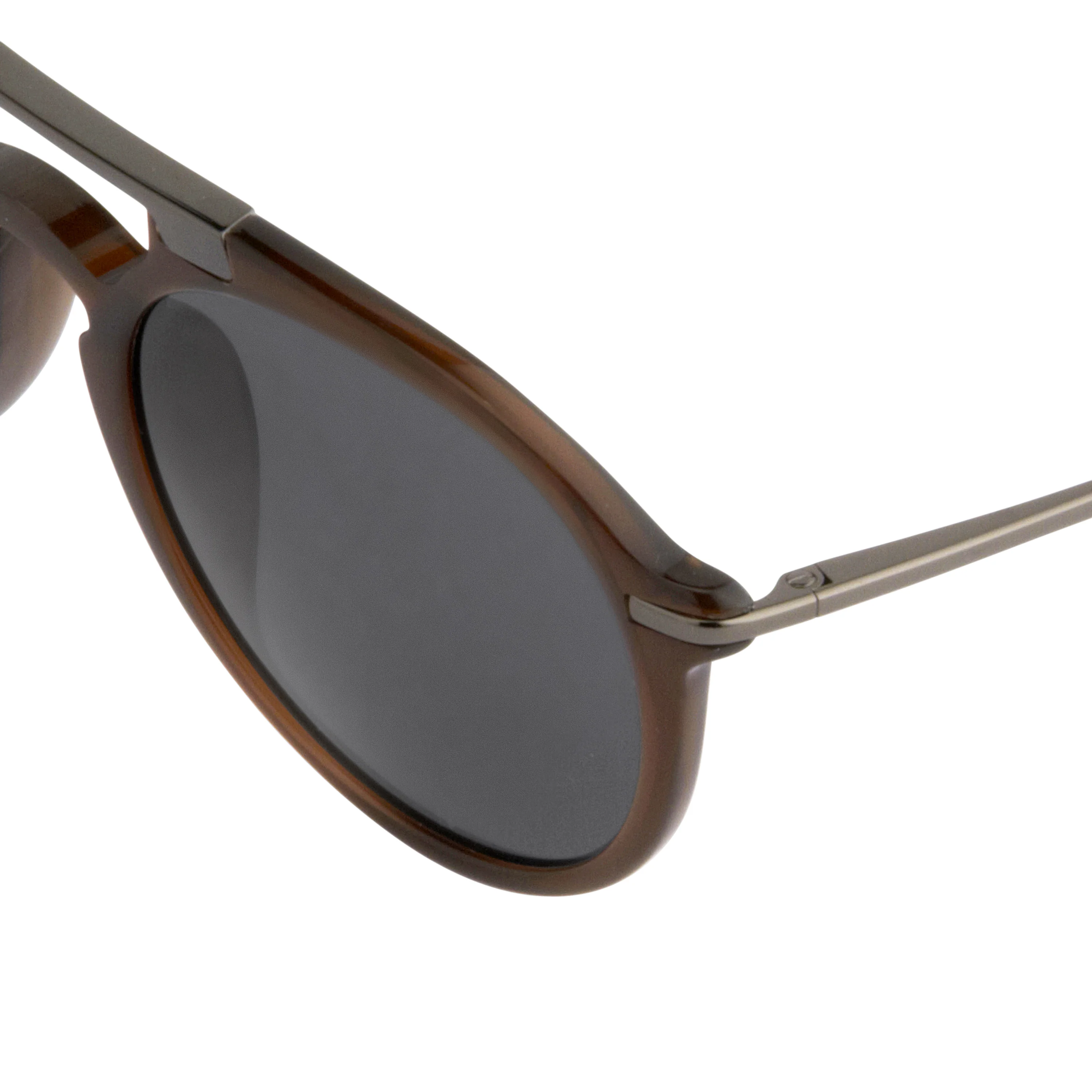 Dries Van Noten Unisex Round Grey Sunglasses - Image 5