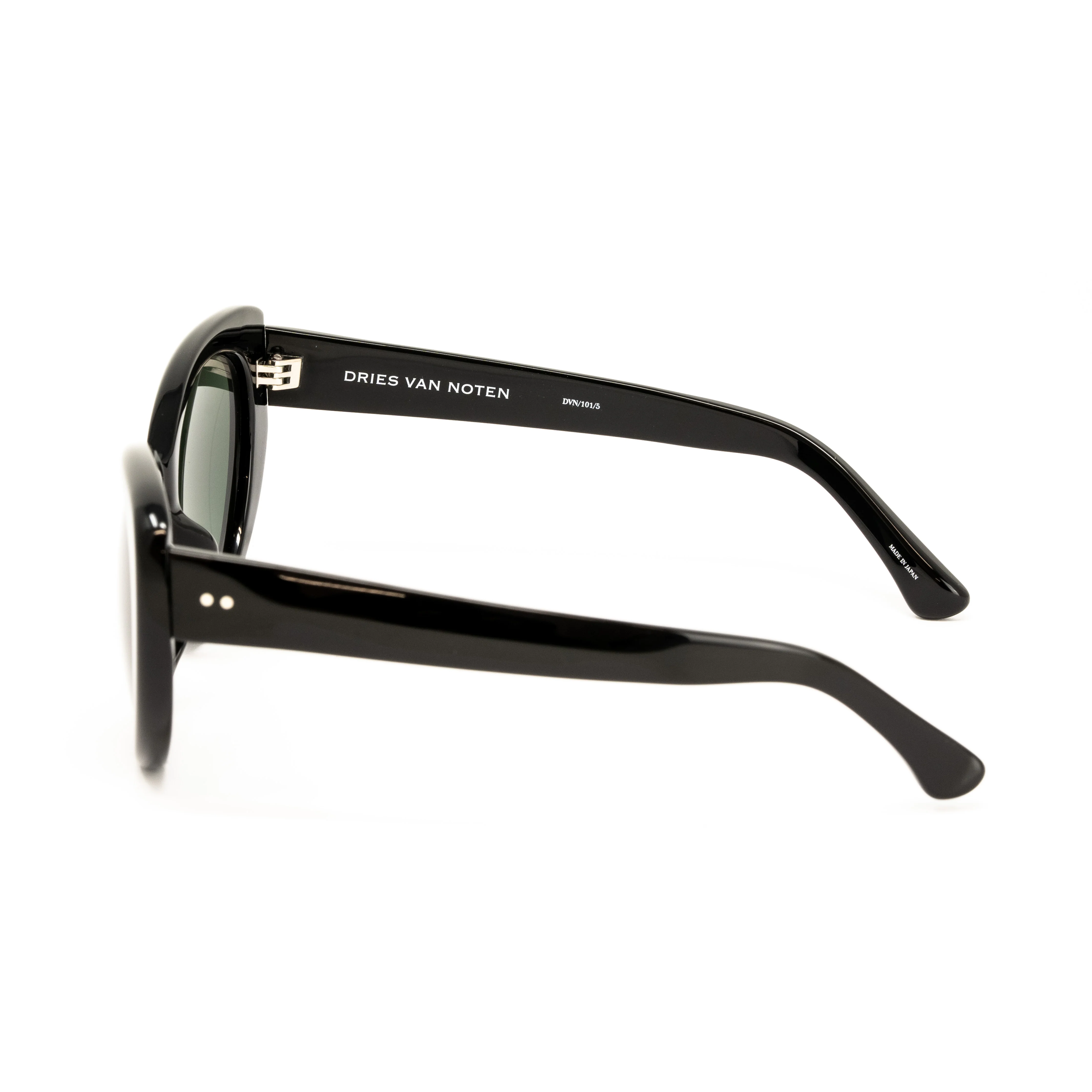 Dries Van Noten x Linda Farrow Black Sunglasses - Image 2
