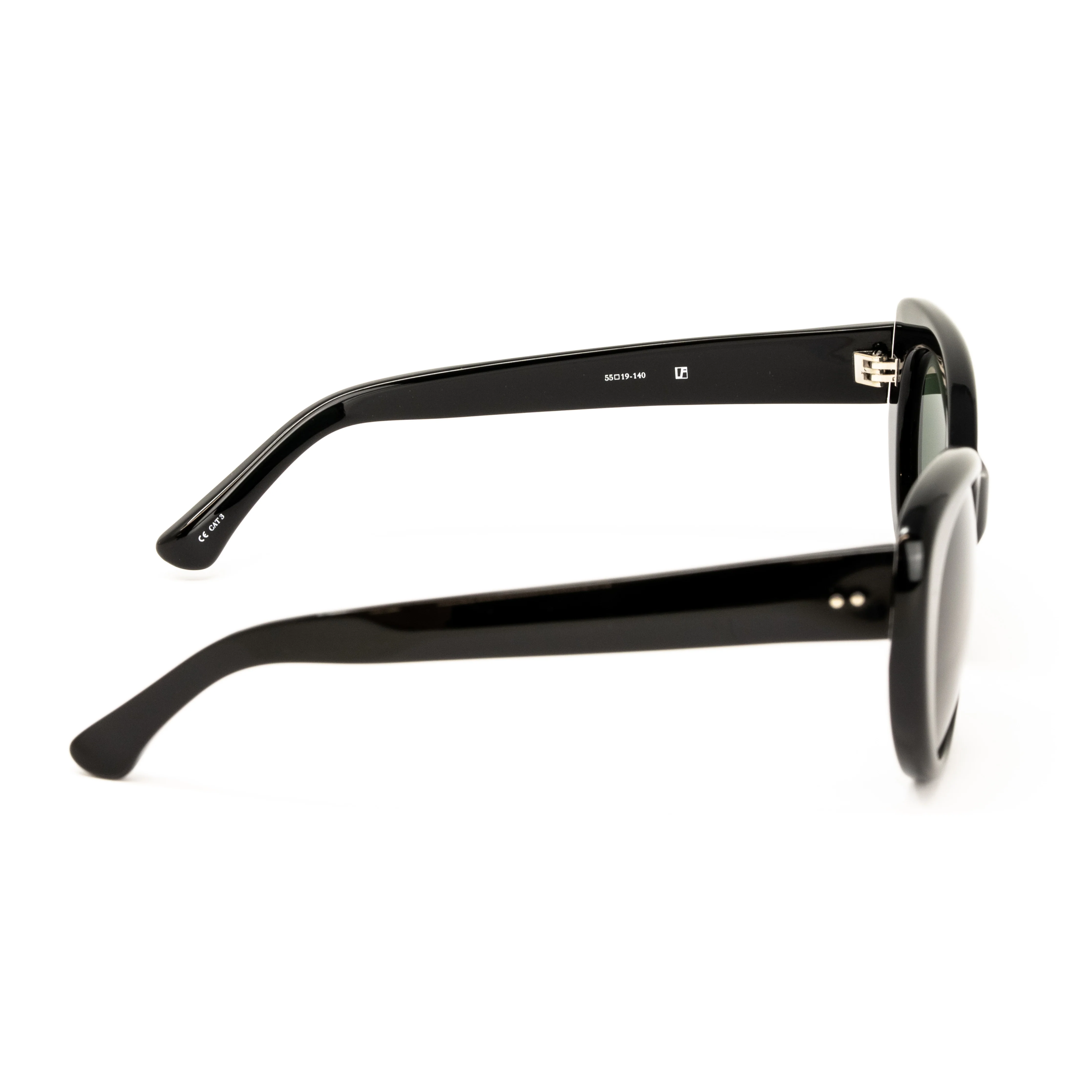 Dries Van Noten x Linda Farrow Black Sunglasses - Image 3