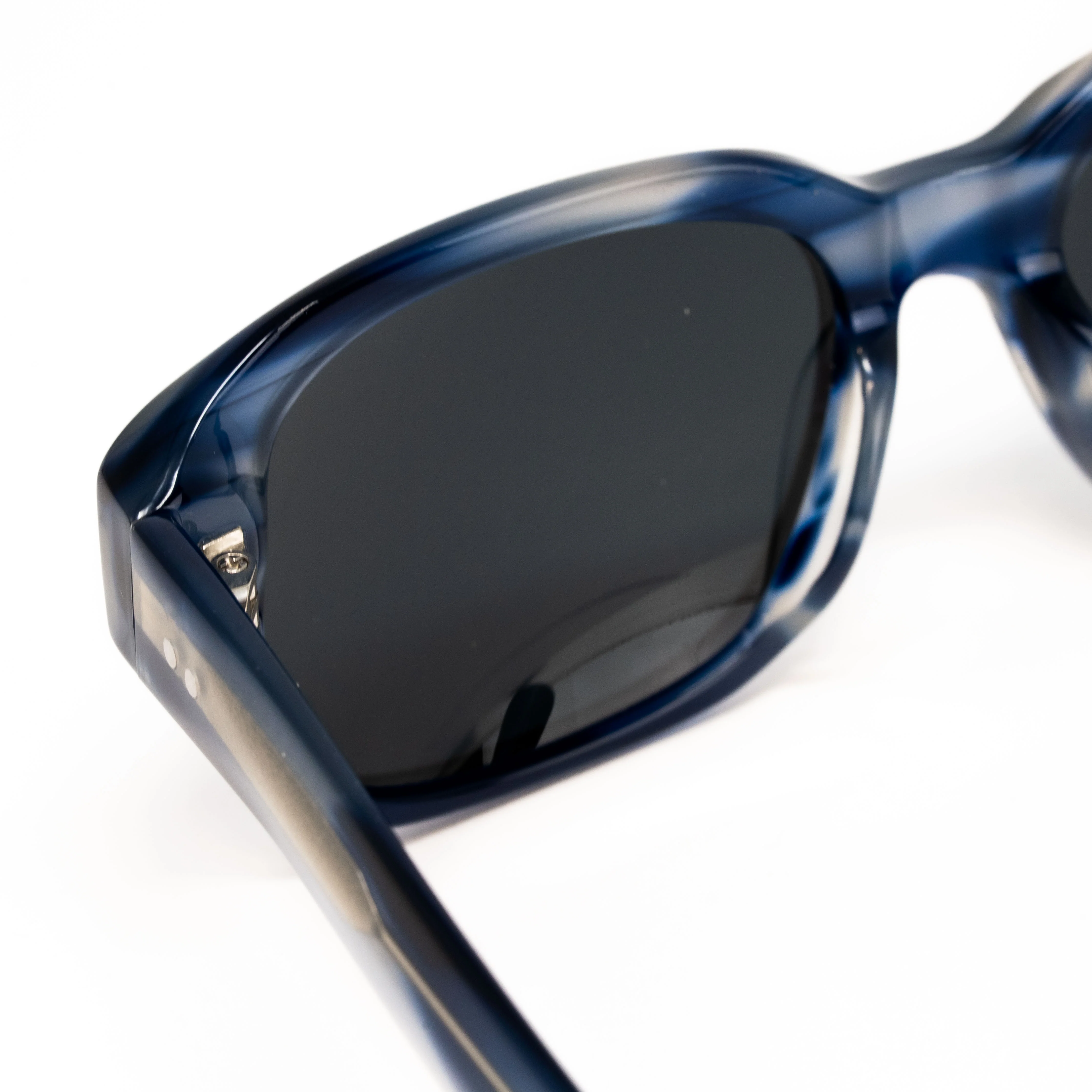 Dries Van Noten x Linda Farrow Blue/White Sunglasses - Image 4