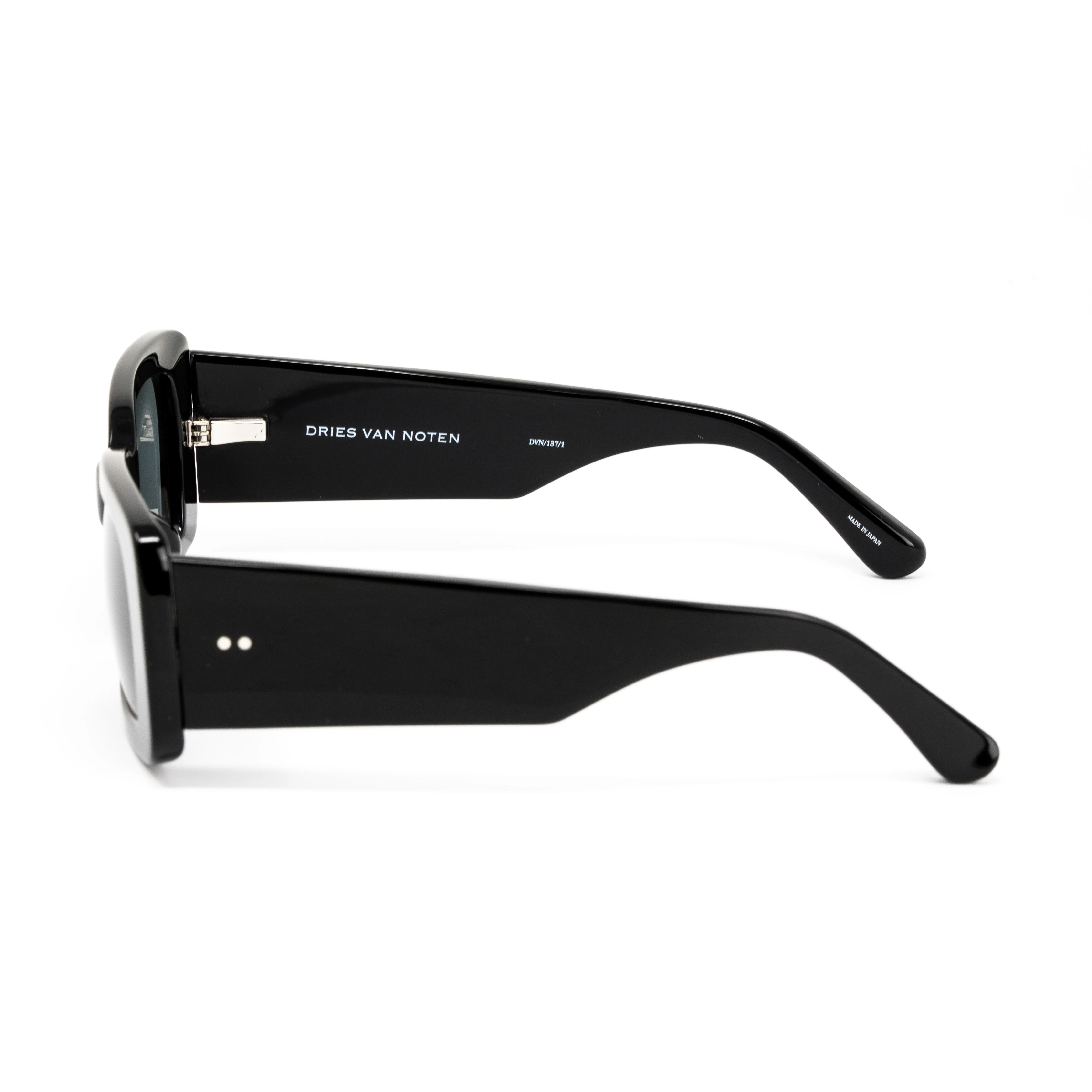 Dries Van Noten x Linda Farrow Black Sunglasses - Image 2