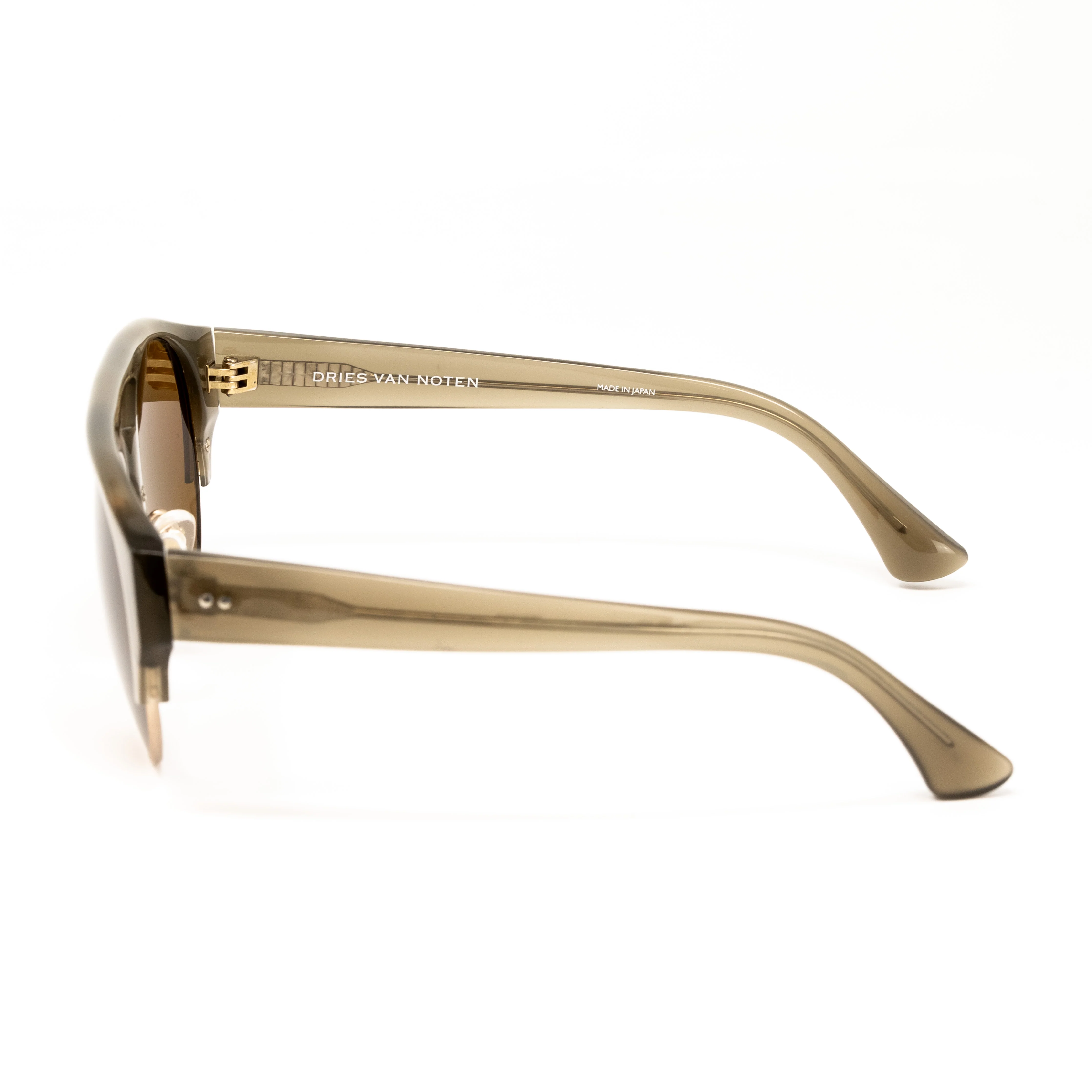 Dries Van Noten x Linda Farrow Olive Sunglasses - Image 2