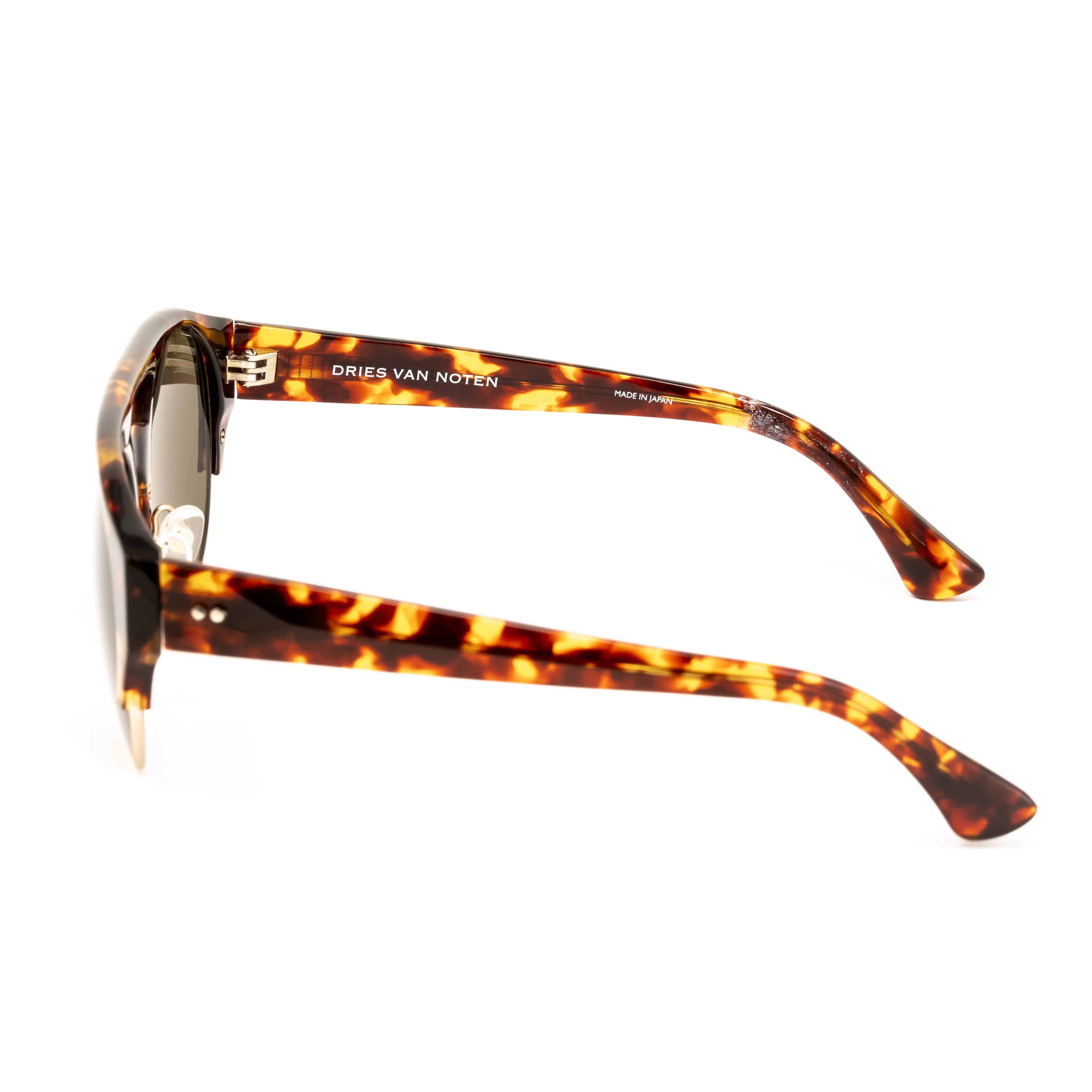 Dries Van Noten x Linda Farrow Tortoiseshell Sunglasses - Image 2