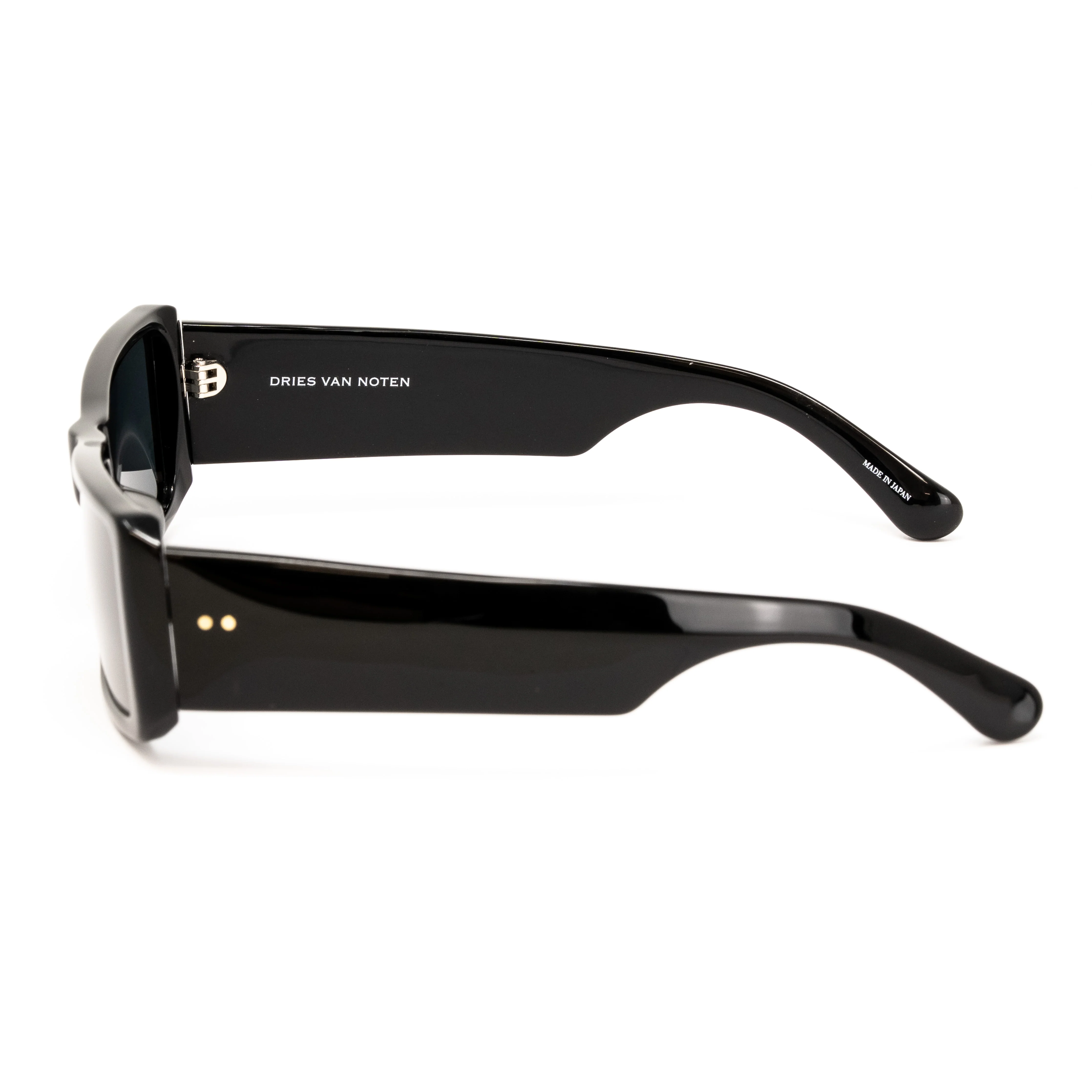 Dries Van Noten x Linda Farrow Black Sunglasses - Image 2