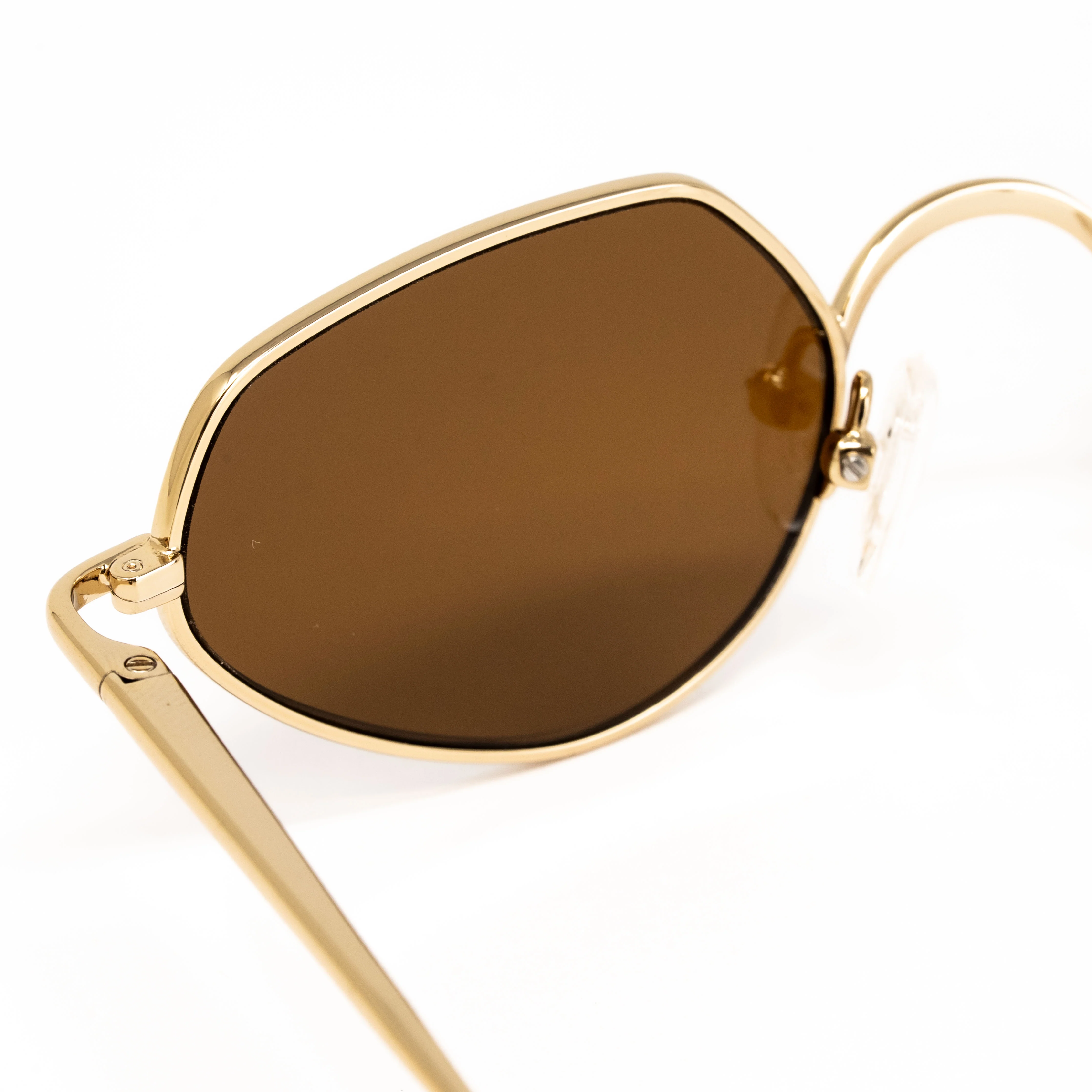 Dries Van Noten x Linda Farrow Gold Sunglasses - Image 4