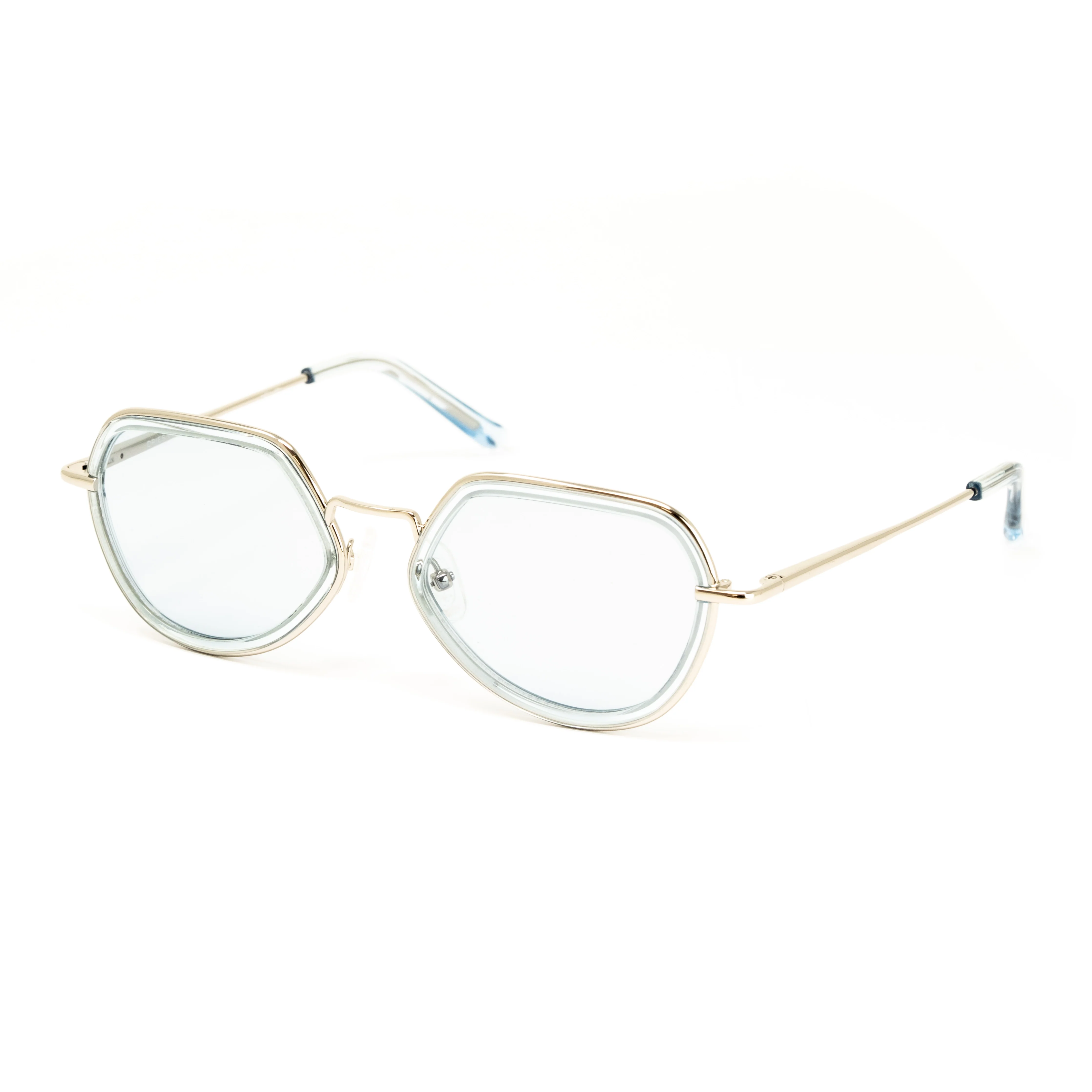Dries Van Noten x Linda Farrow Gold Sunglasses
