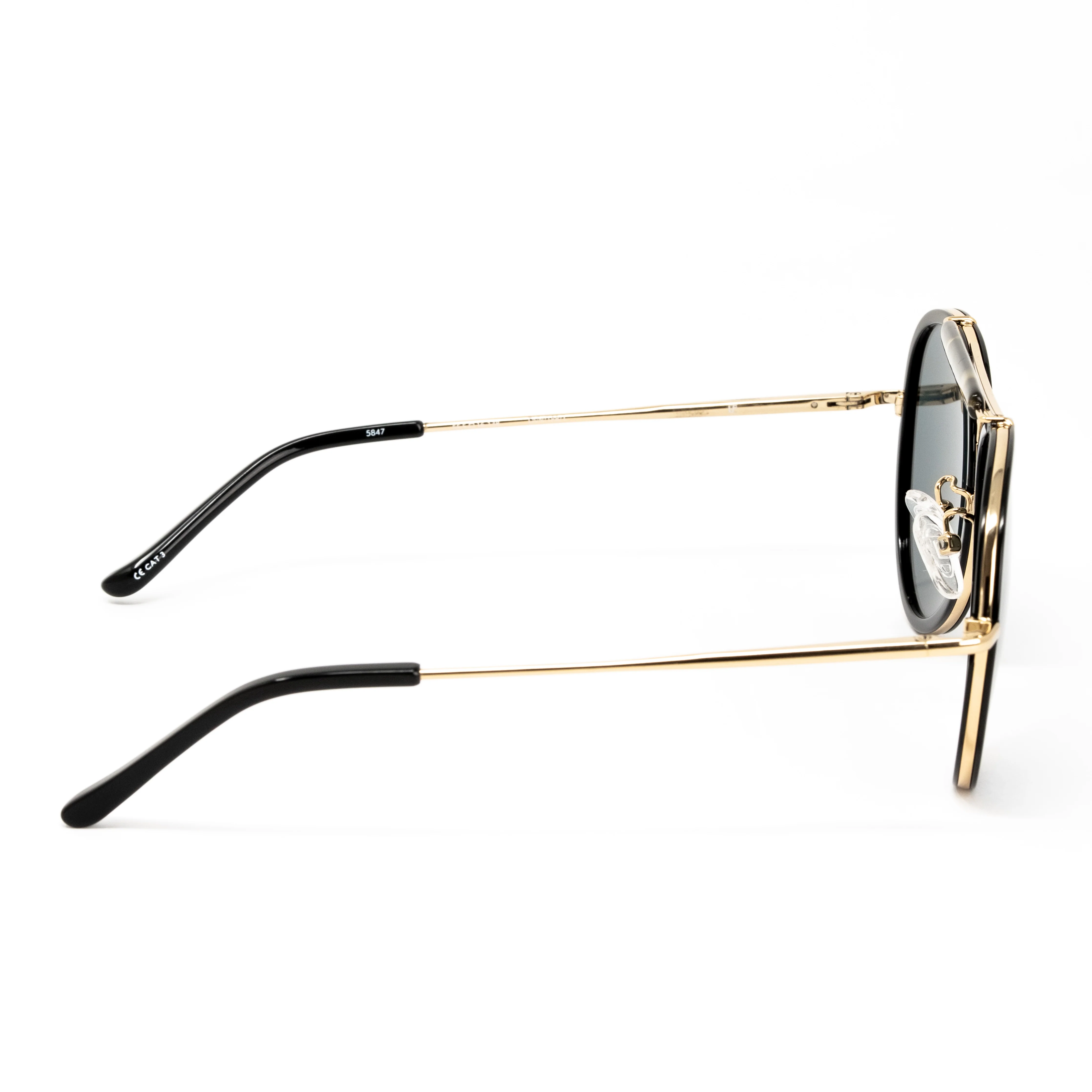 Dries Van Noten x Linda Farrow Black Sunglasses - Image 3
