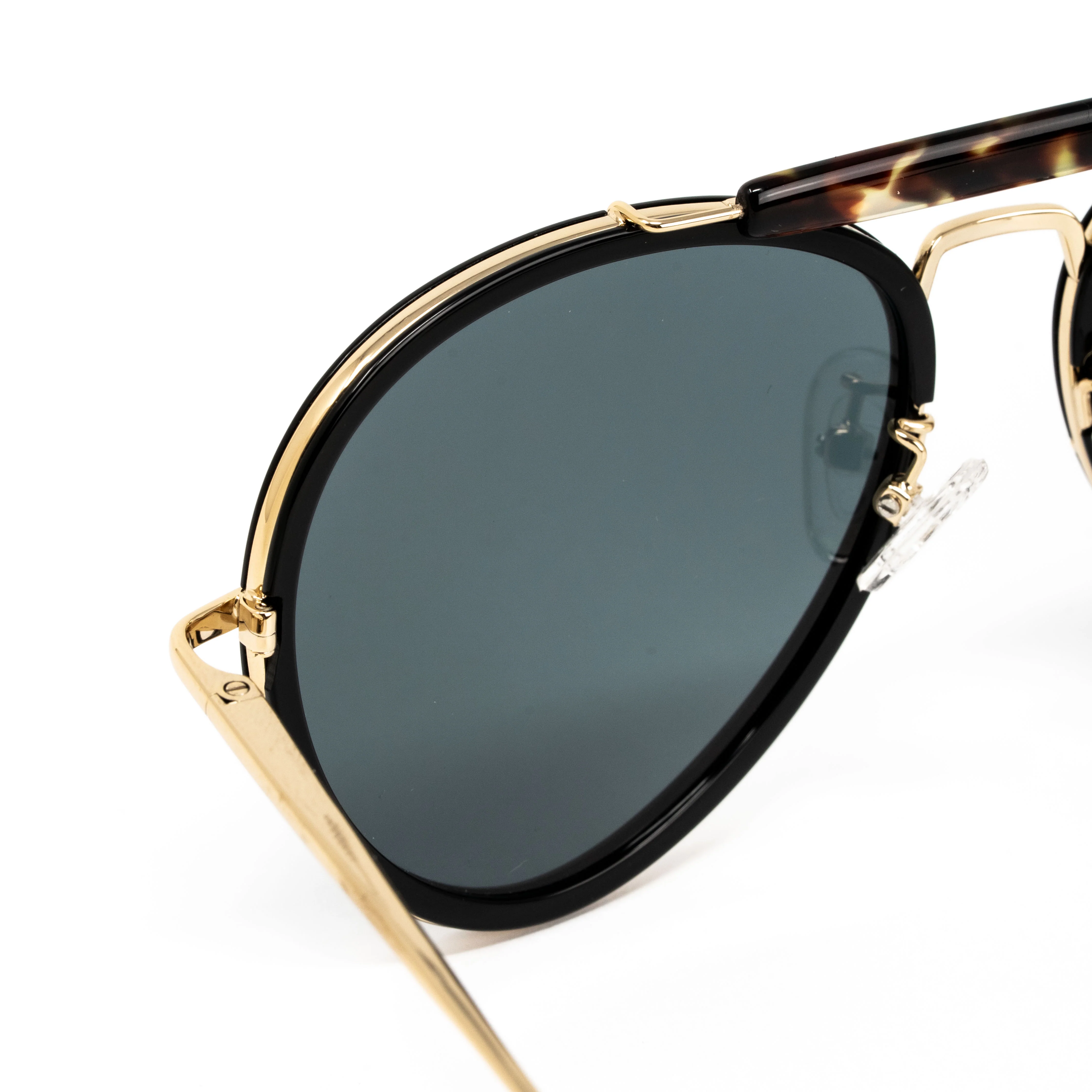 Dries Van Noten x Linda Farrow Black Sunglasses - Image 4