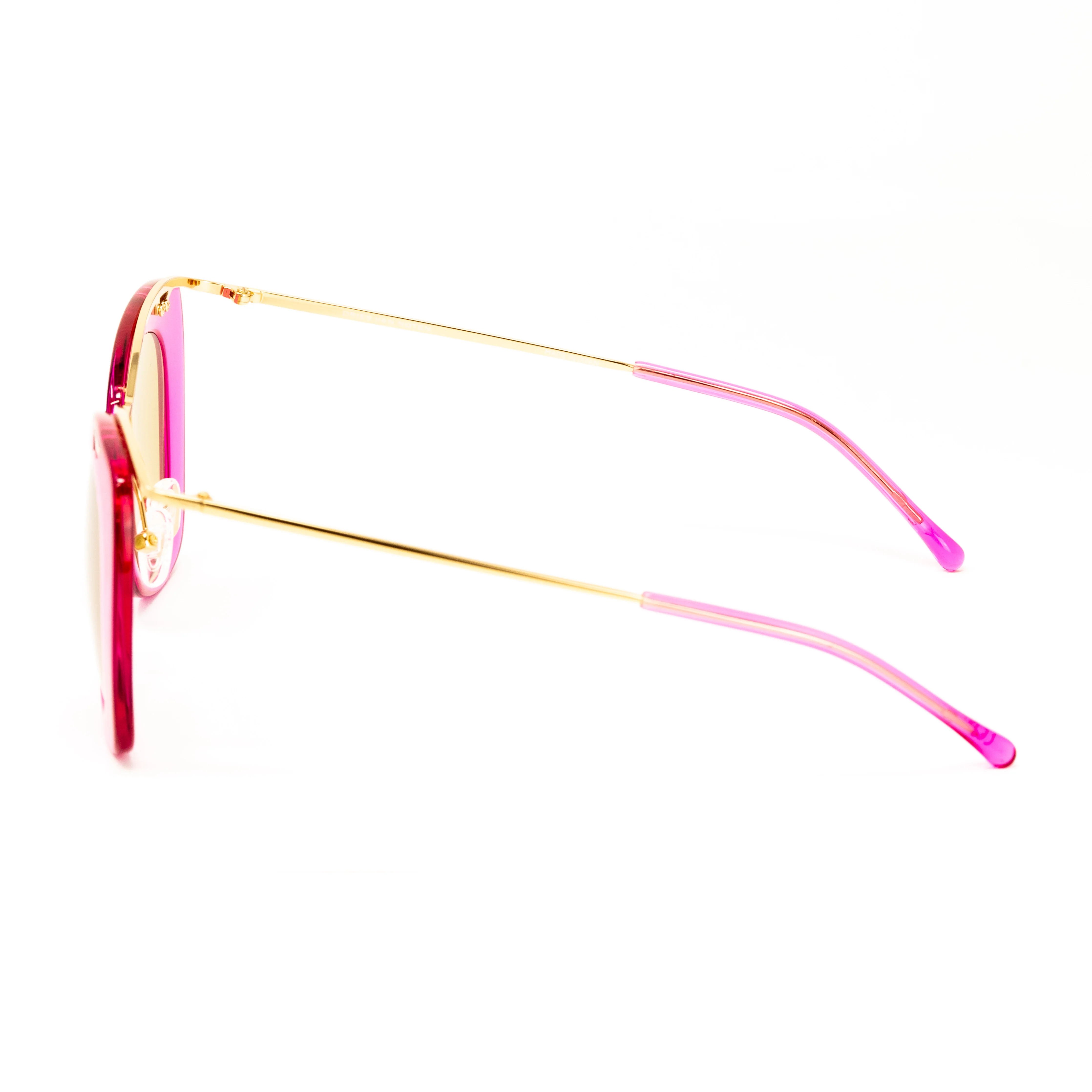 Dries Van Noten x Linda Farrow Hot Pink Sunglasses - Image 2