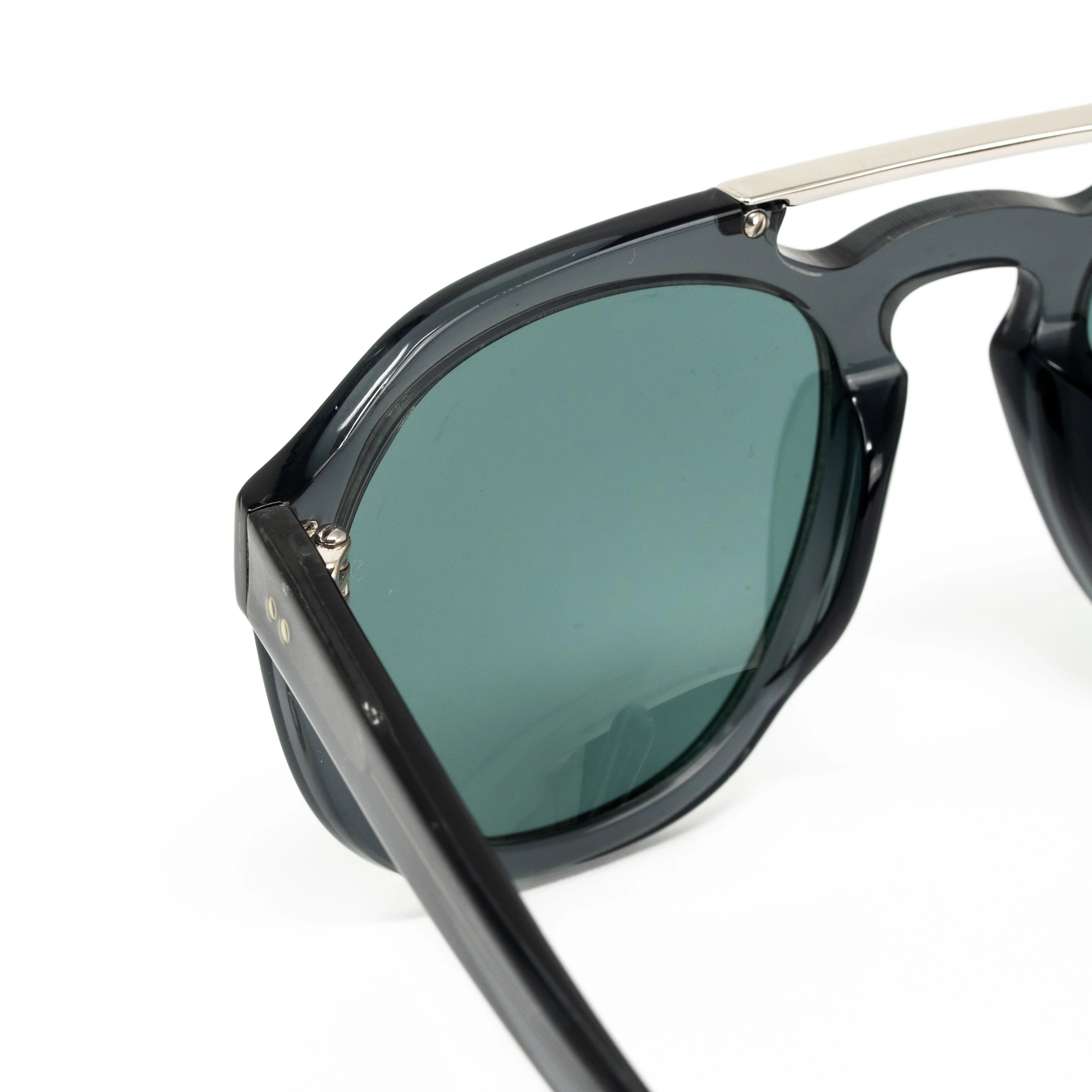 Dries Van Noten x Linda Farrow Green Sunglasses - Image 4