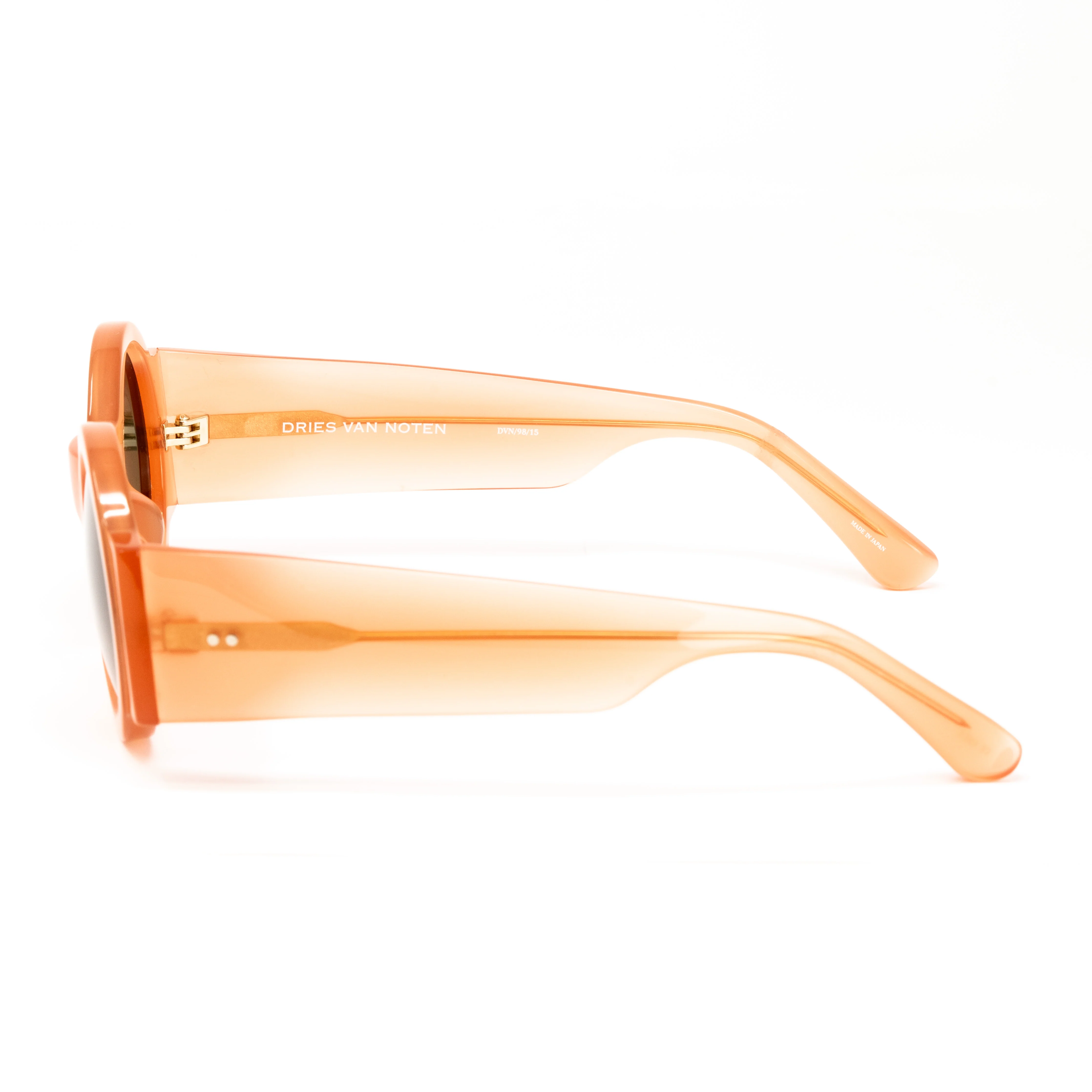 Dries Van Noten x Linda Farrow Orange Sunglasses - Image 2