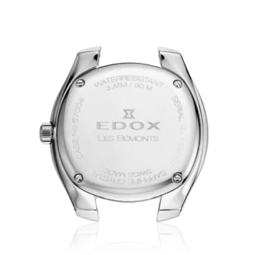 Edox Les Bèmonts Ladies Silver Blue Watch - Image 2