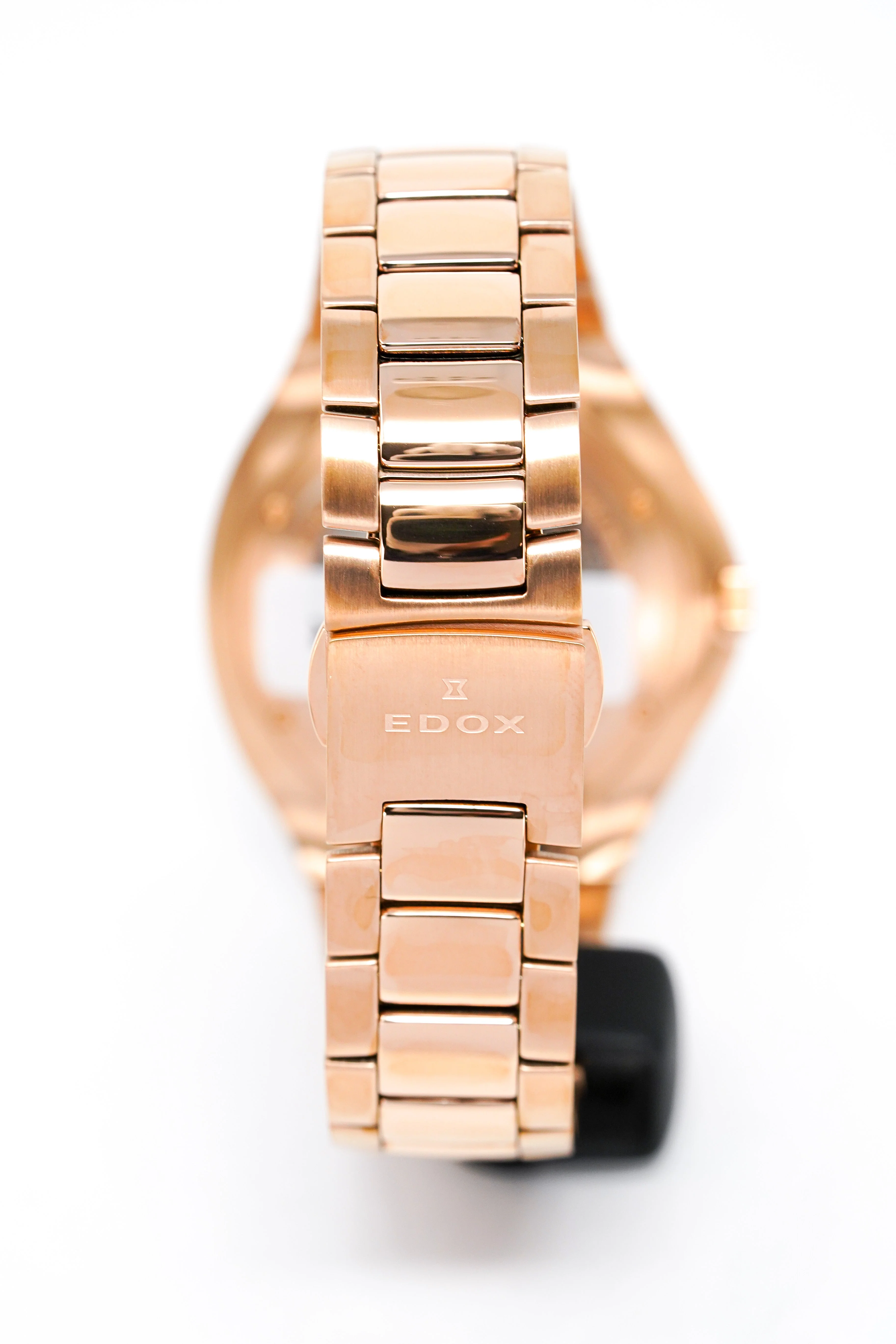 Edox Men's Automatic Watch Les Bèmonts Ultra Slim Silver Rose Gold 42mm 80114 37R AIR - Image 9
