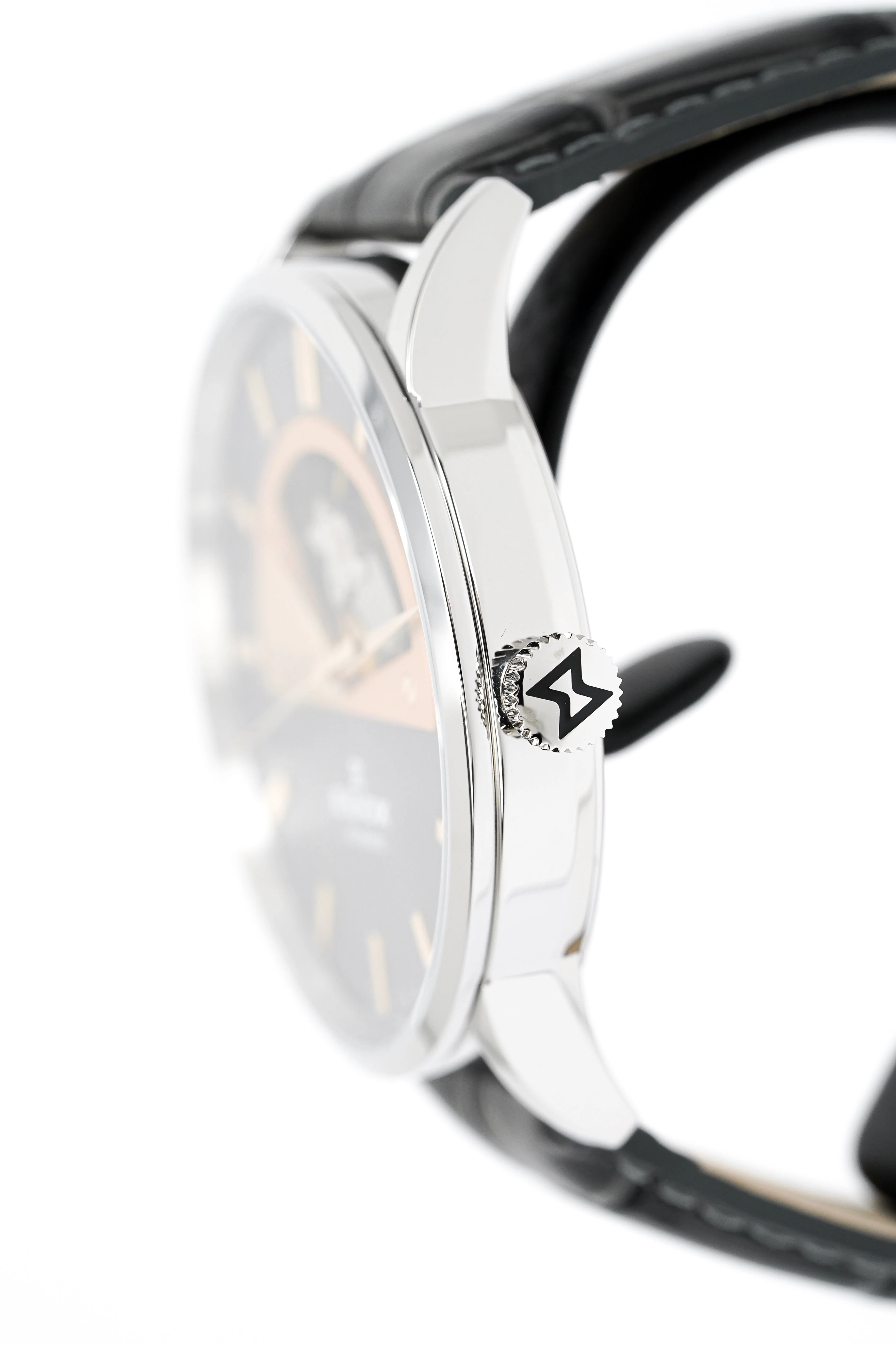 Edox Men's Automatic Watch Les Vauberts Open Heart Rose Gold 43mm - Image 7
