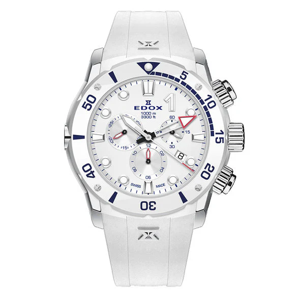 Edox Men's Watch CO-1 Chronograph White