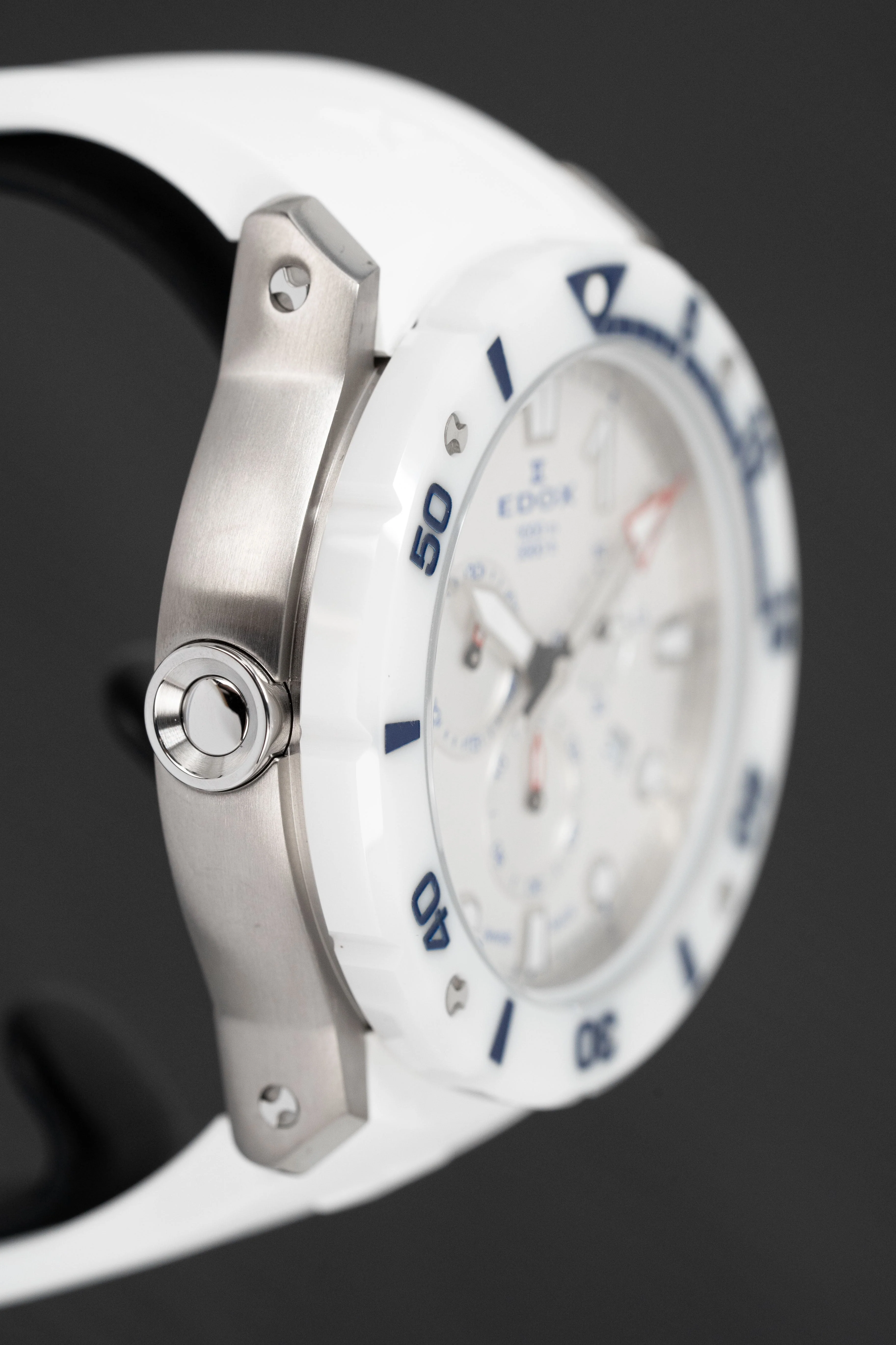 Edox Men's Watch CO-1 Chronograph White - Image 8