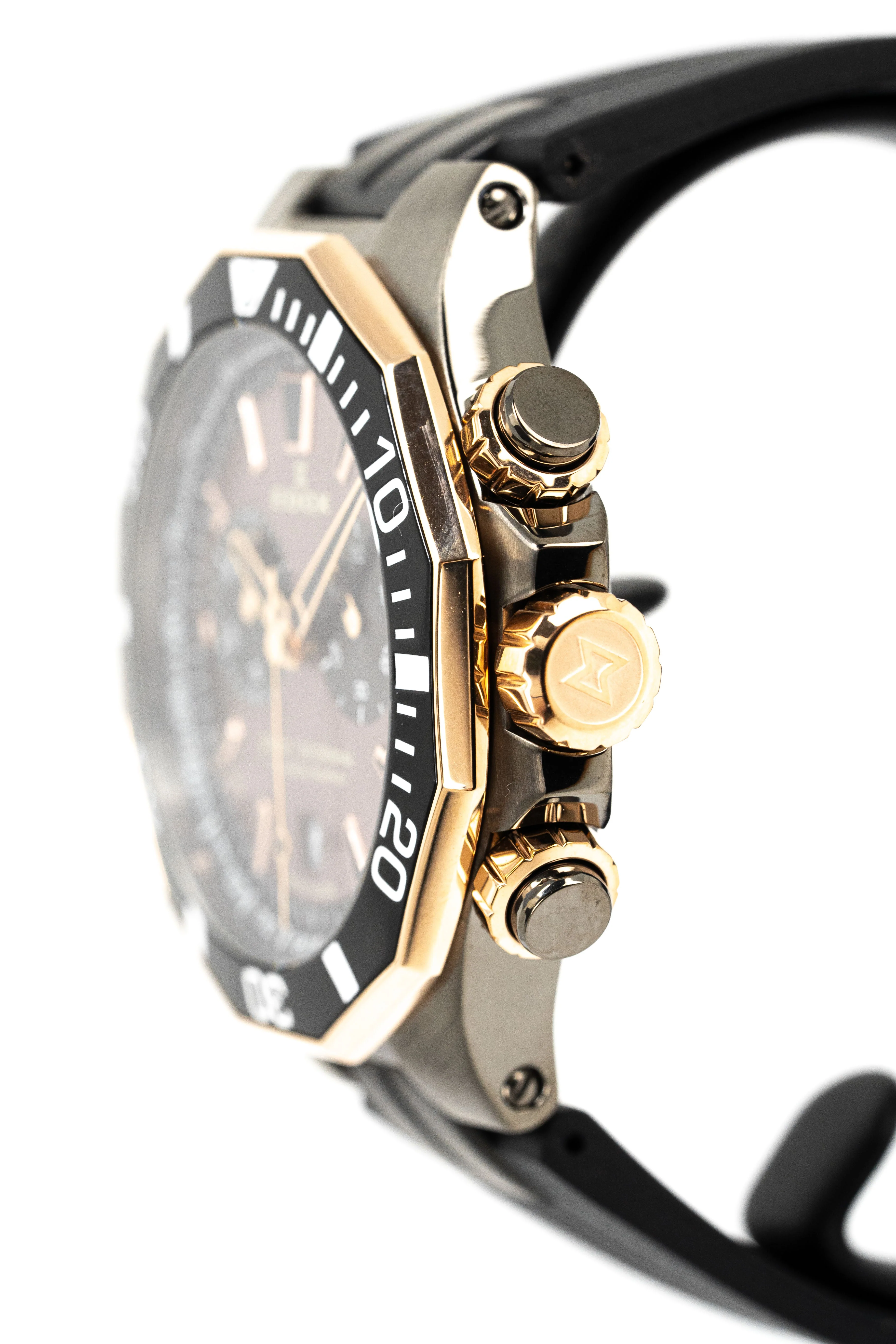 Edox Men's Watch Delfin The Original Chronograph Brown - Image 5