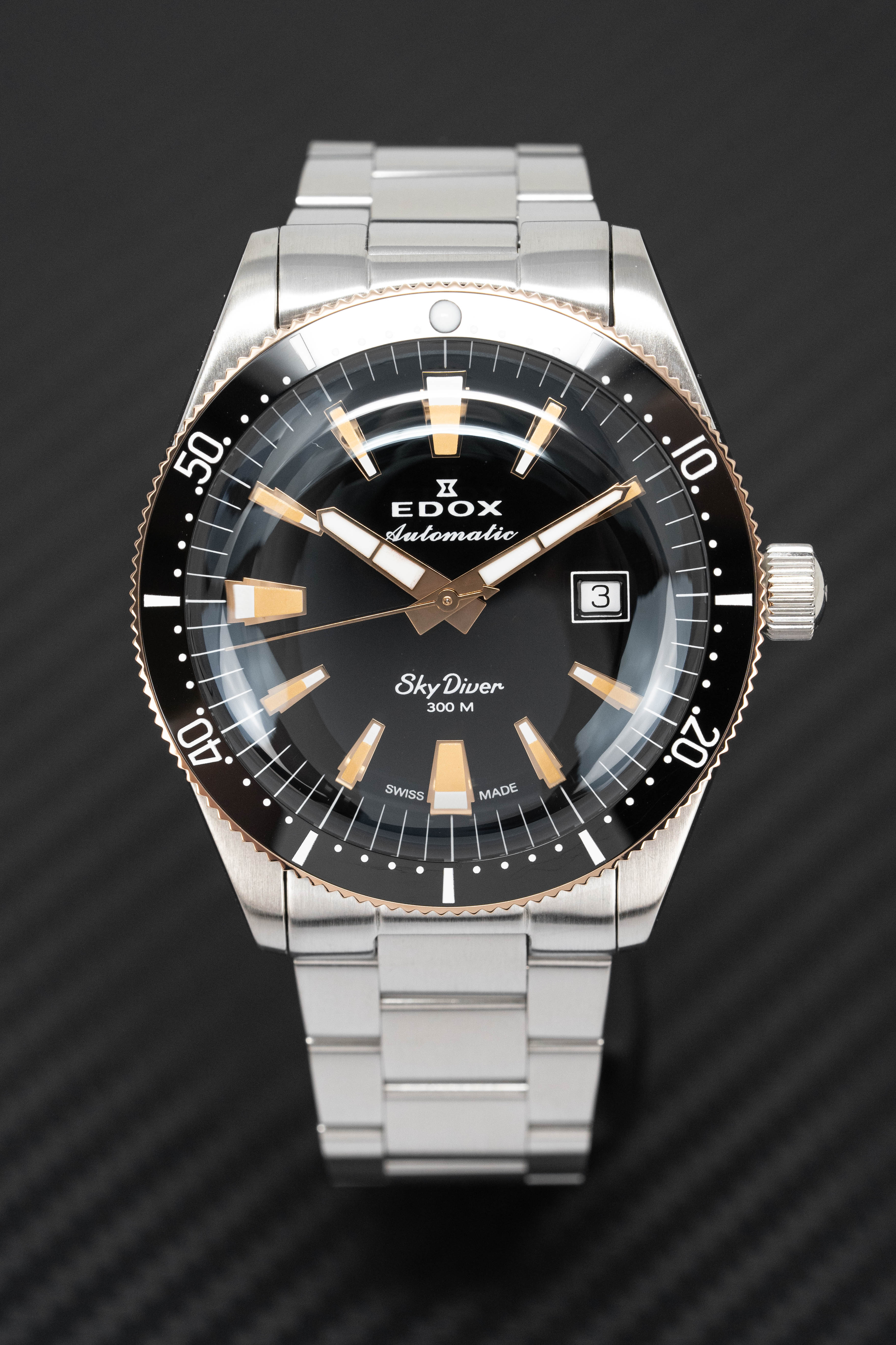 Edox Men's Watch Limited Edition Sky Diver Automatic Black - Image 7