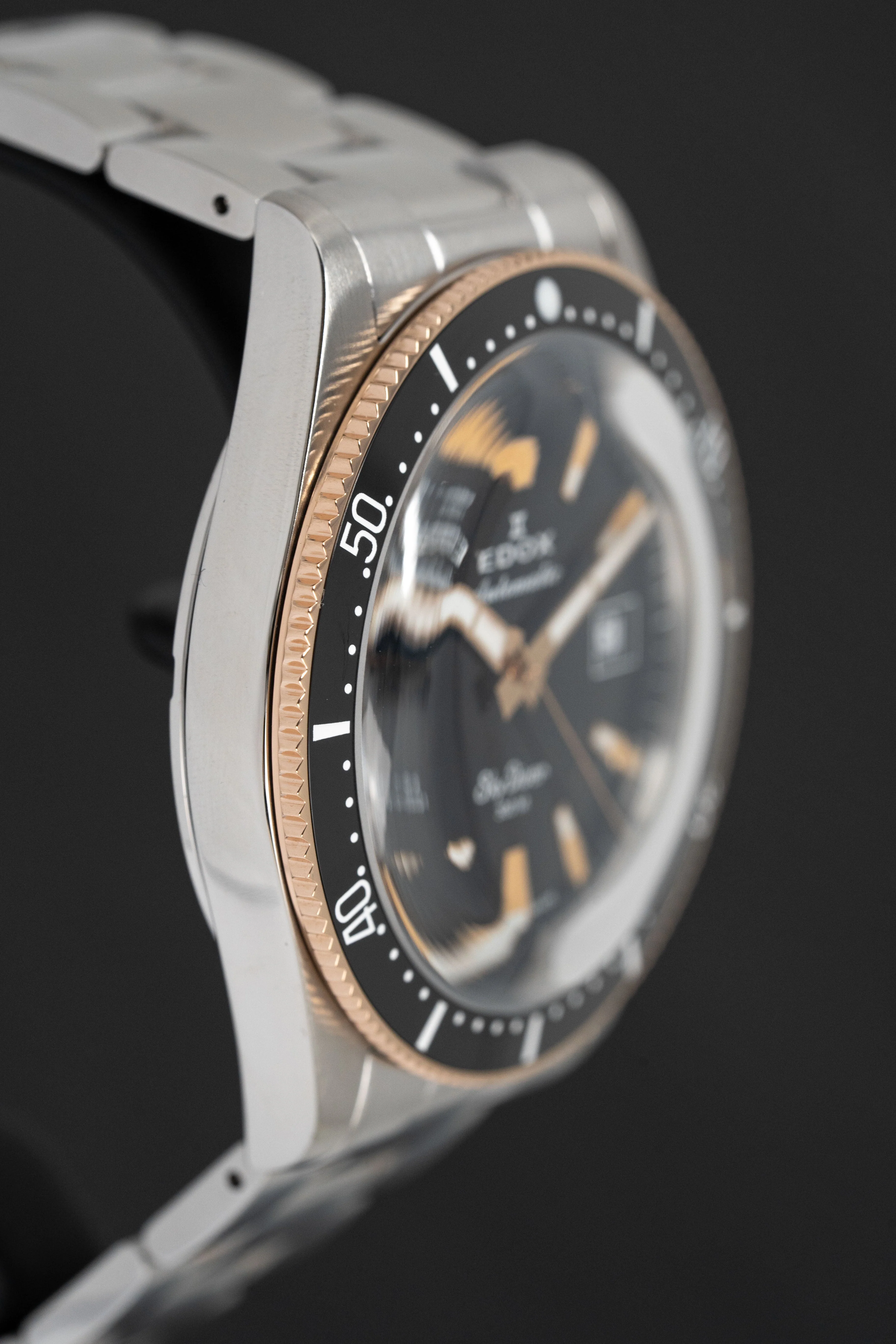 Edox Men's Watch Limited Edition Sky Diver Automatic Black - Image 8
