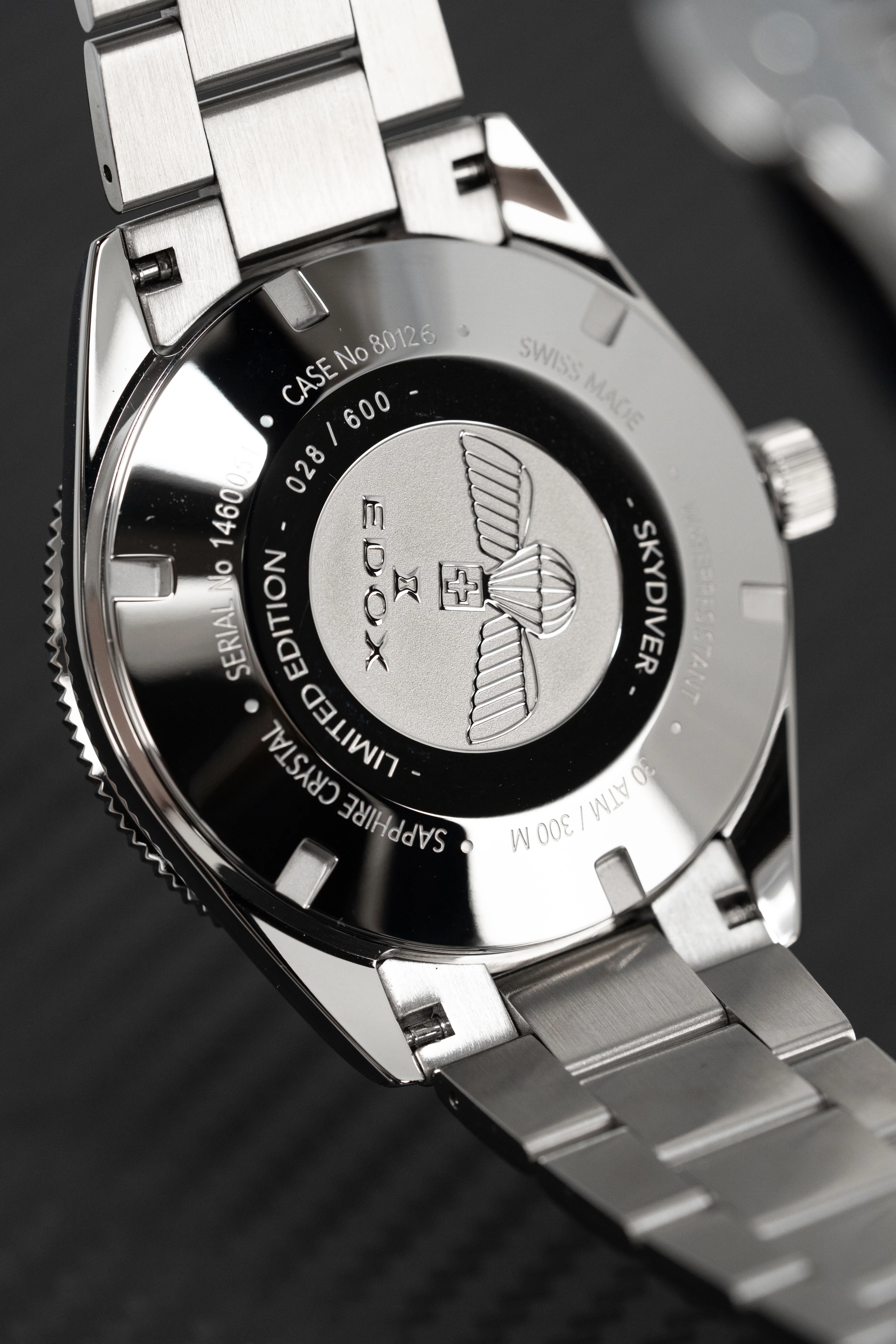Edox Men's Watch Limited Edition Sky Diver Automatic Blue - Image 2