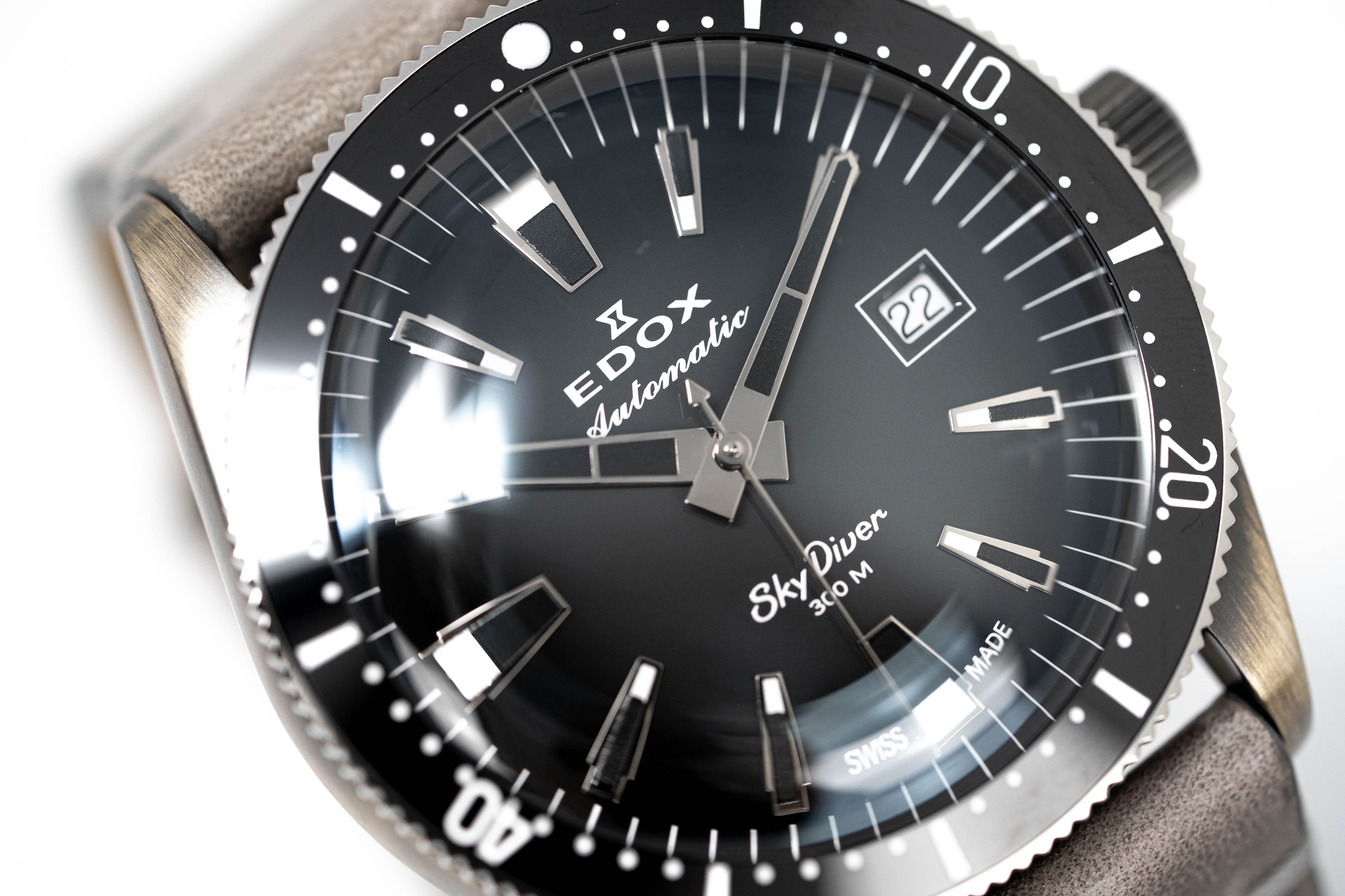 Edox Men's Watch Limited Edition Sky Diver Automatic Grey - Image 4