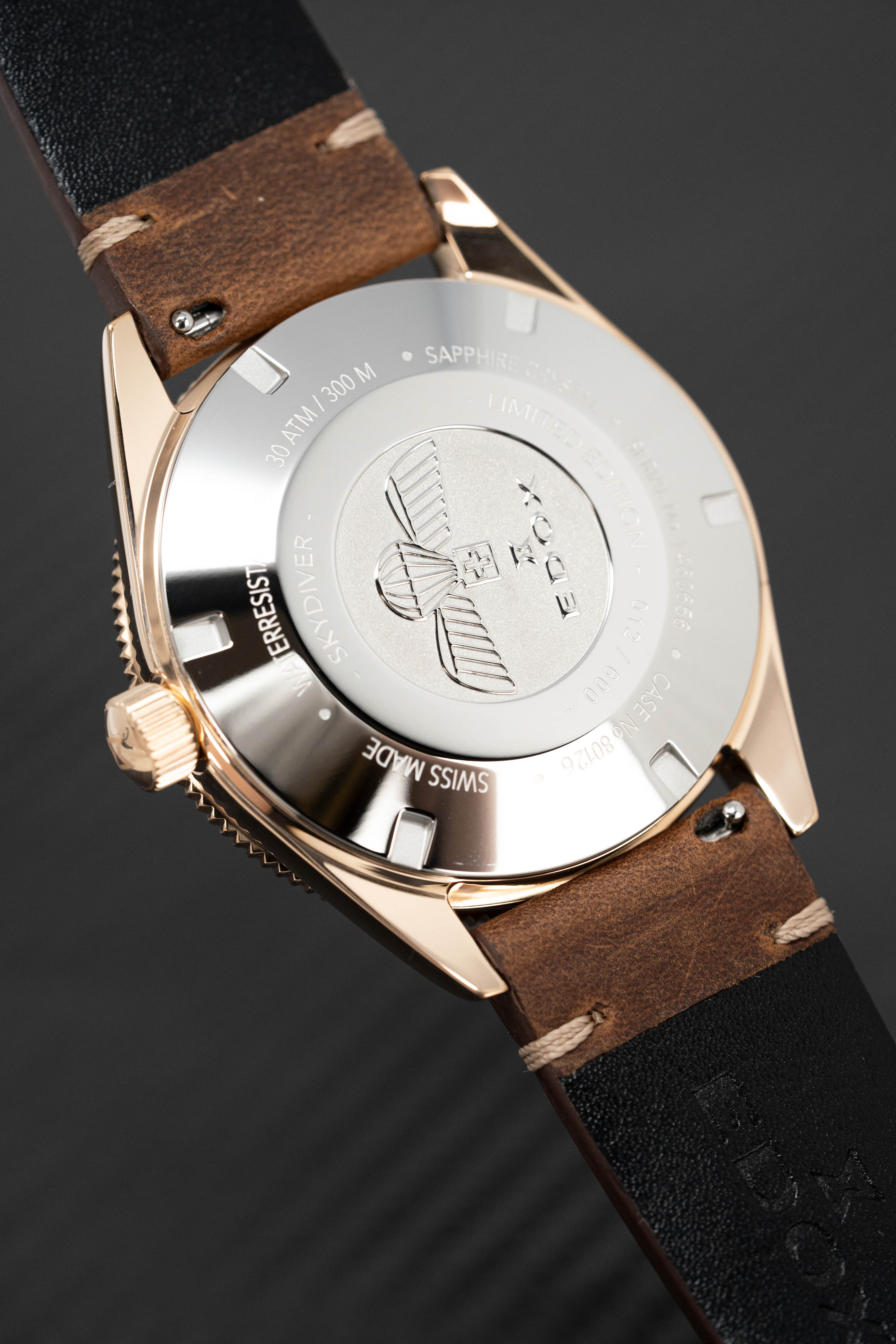 Edox Men's Watch Limited Edition Sky Diver Automatic Bronze - Image 2