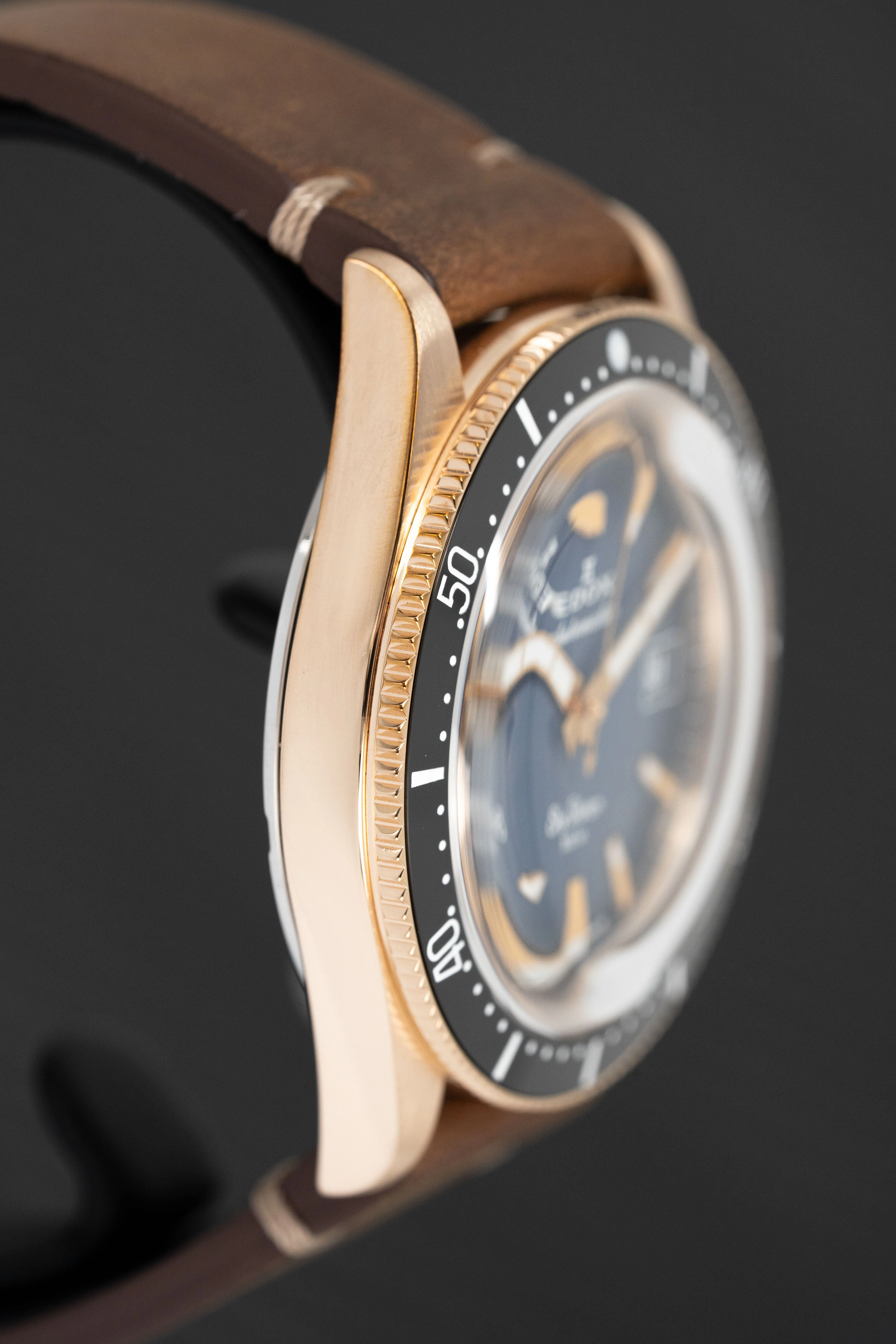 Edox Men's Watch Limited Edition Sky Diver Automatic Bronze - Image 8