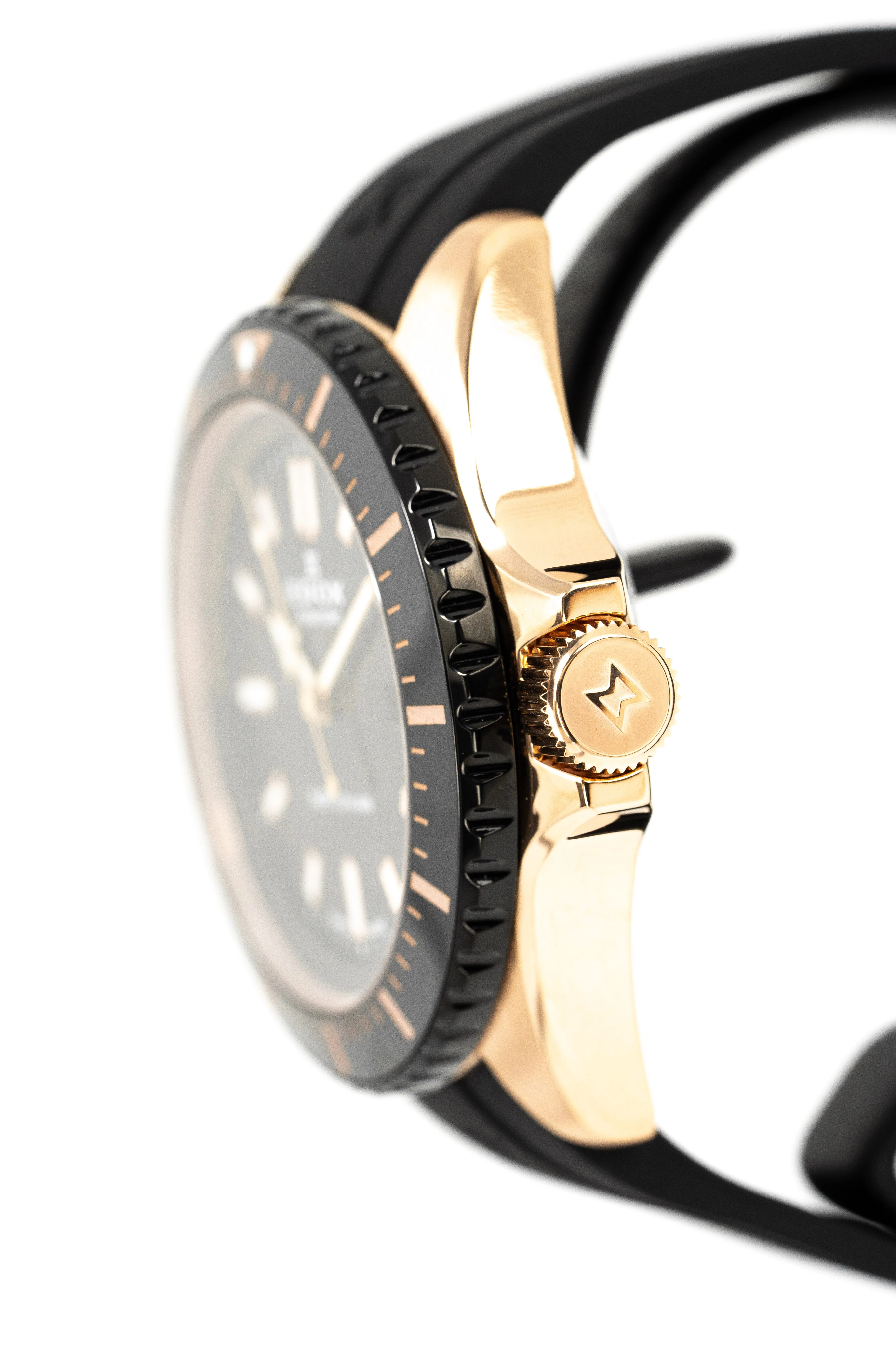 Edox Men's Watch Neptunian Automatic IP Rose Gold - Image 5