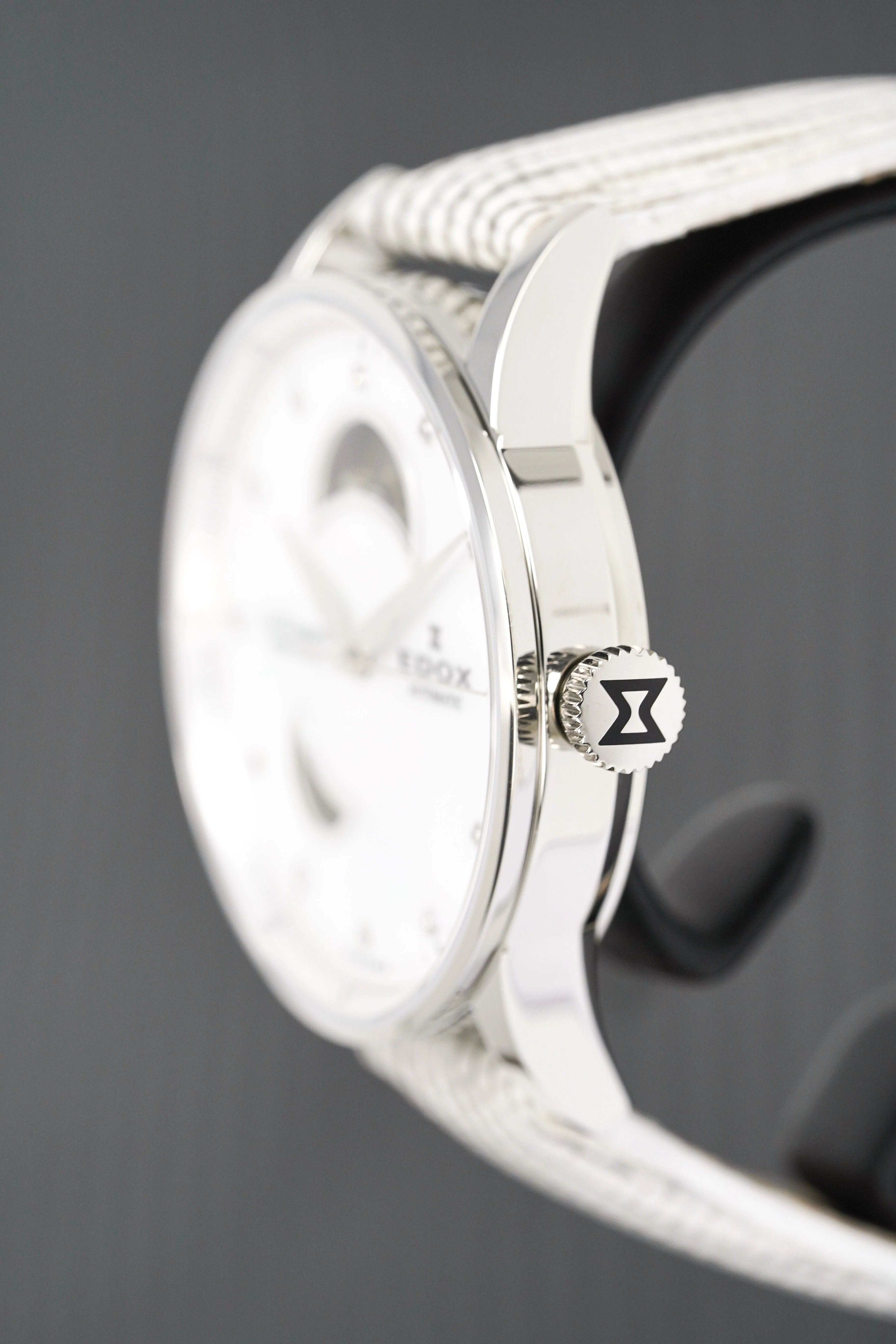 Edox Women's Automatic Watch Les Vauberts Open Heart 37mm - Image 7