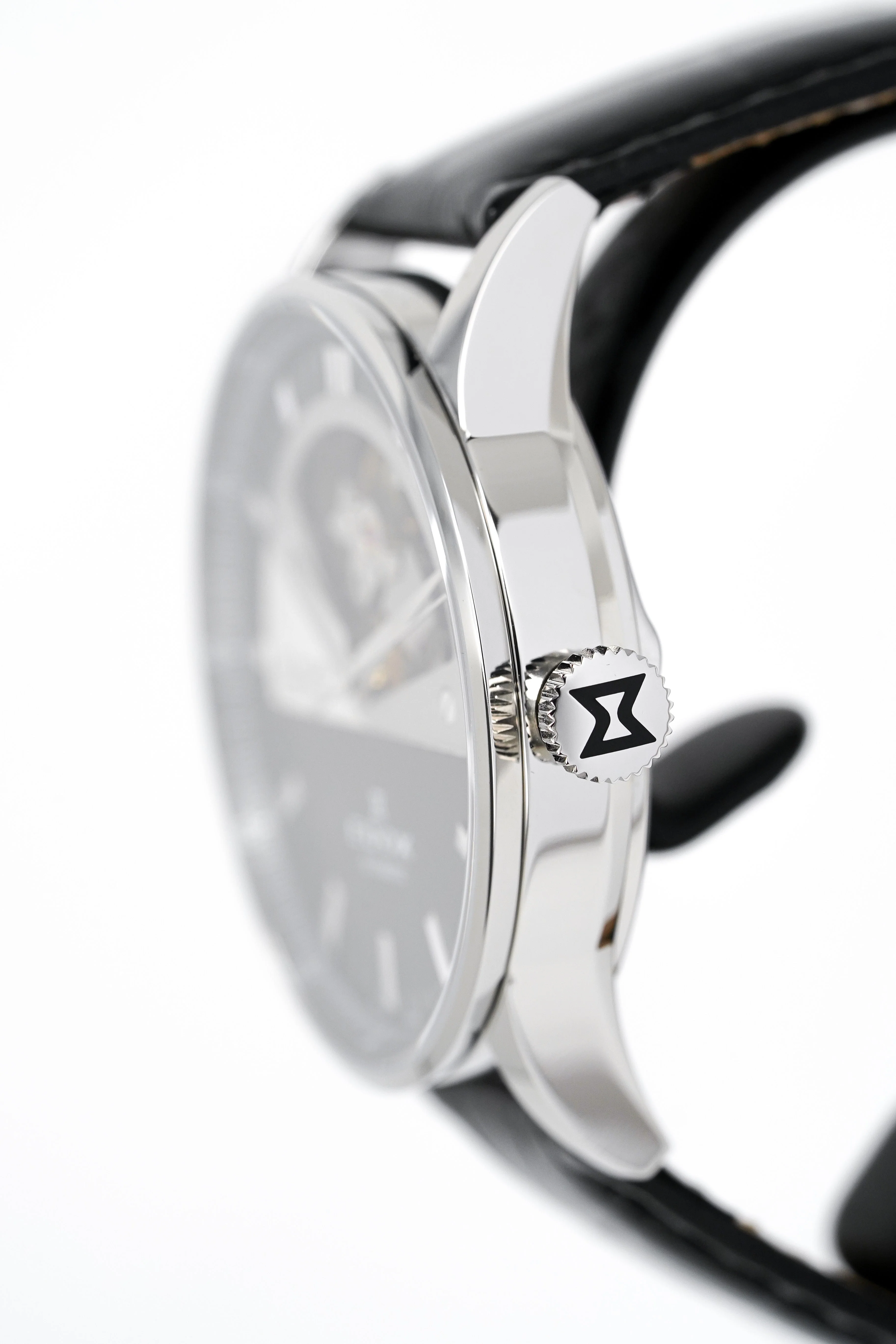 Edox Women's Automatic Watch Les Vauberts Open Heart 37mm Black - Image 7