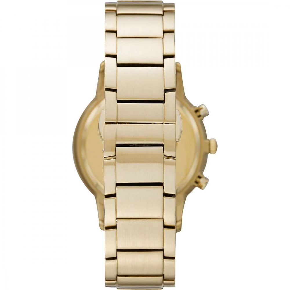 Emporio Armani Men's Chronograph Watch Renato Gold - Image 3