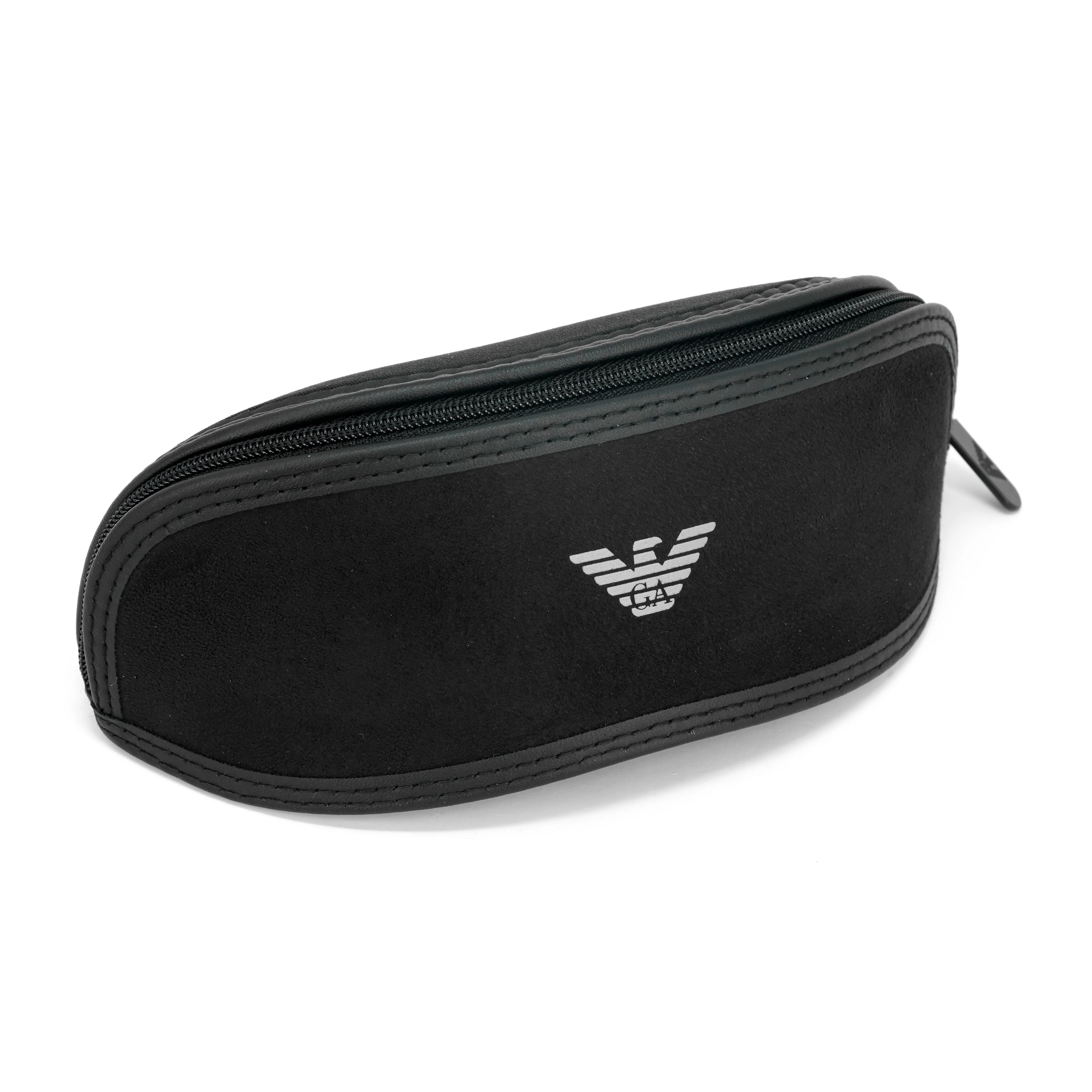Emporio Armani Men's Sunglasses Rectangular Burgundy - Image 8