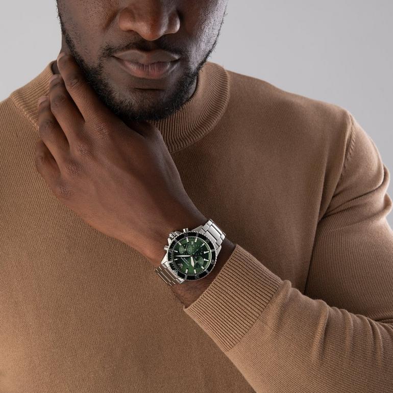 Emporio Armani Men's Watch Diver Chronograph 43mm Green - Image 6