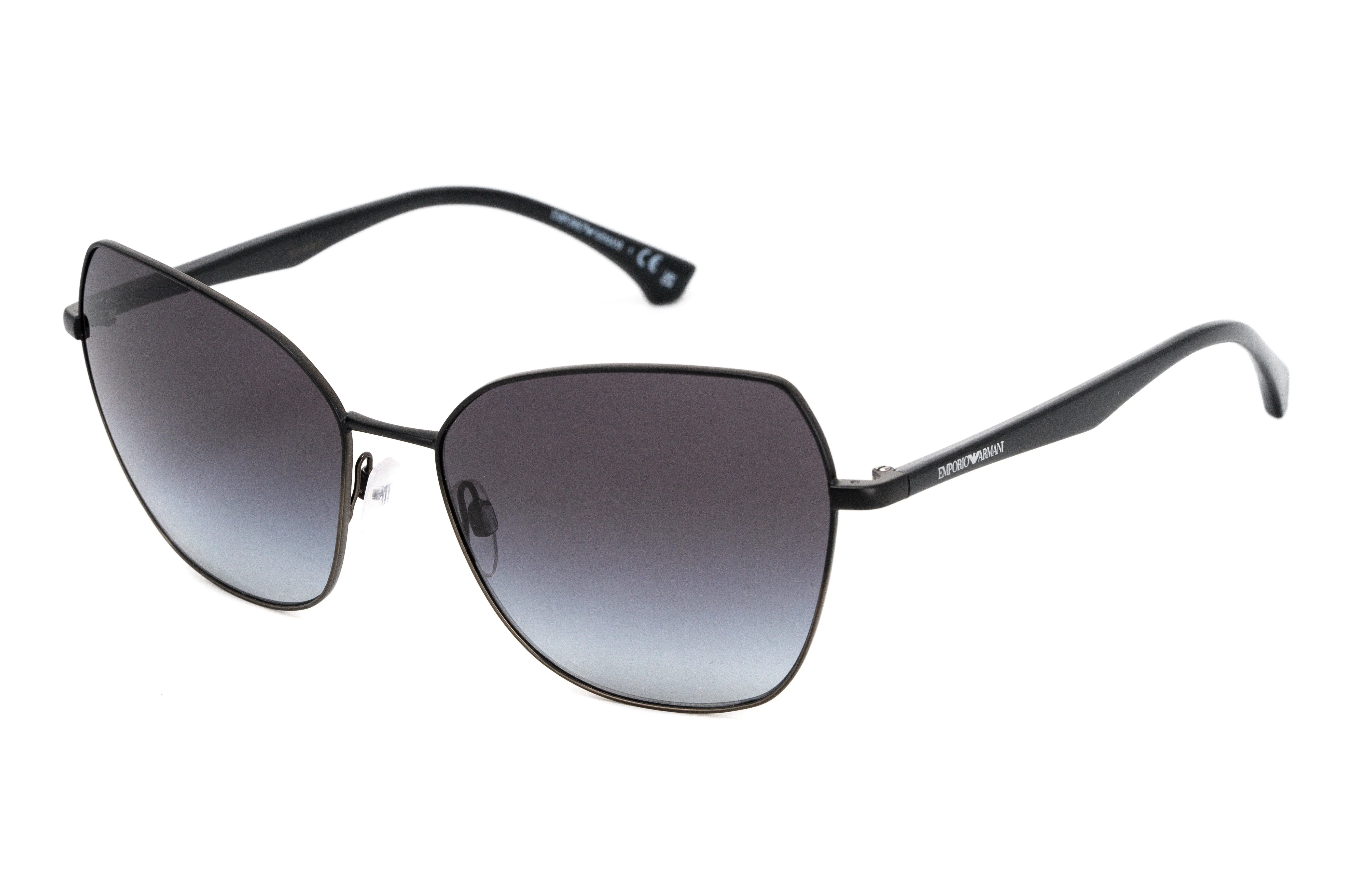 Emporio Armani Women's Sunglasses Butterfly Grey - Image 3