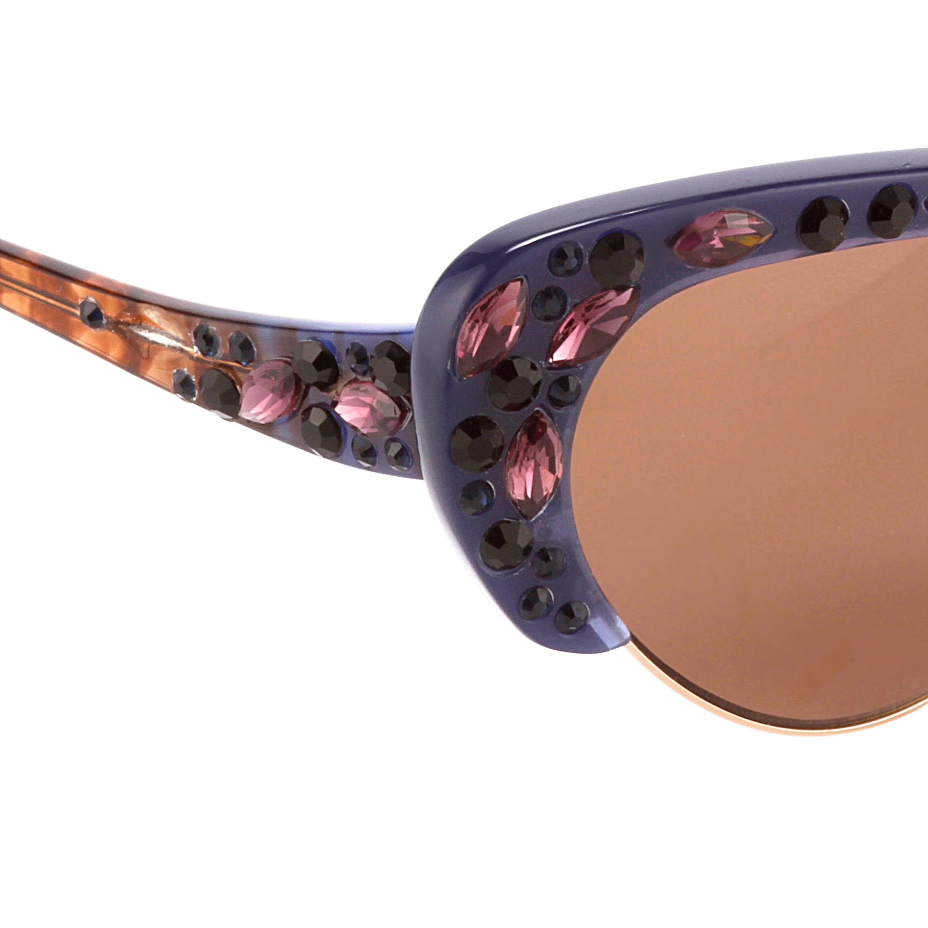 Erdem Ladies Cat Eye Brown Sunglasses - Image 3