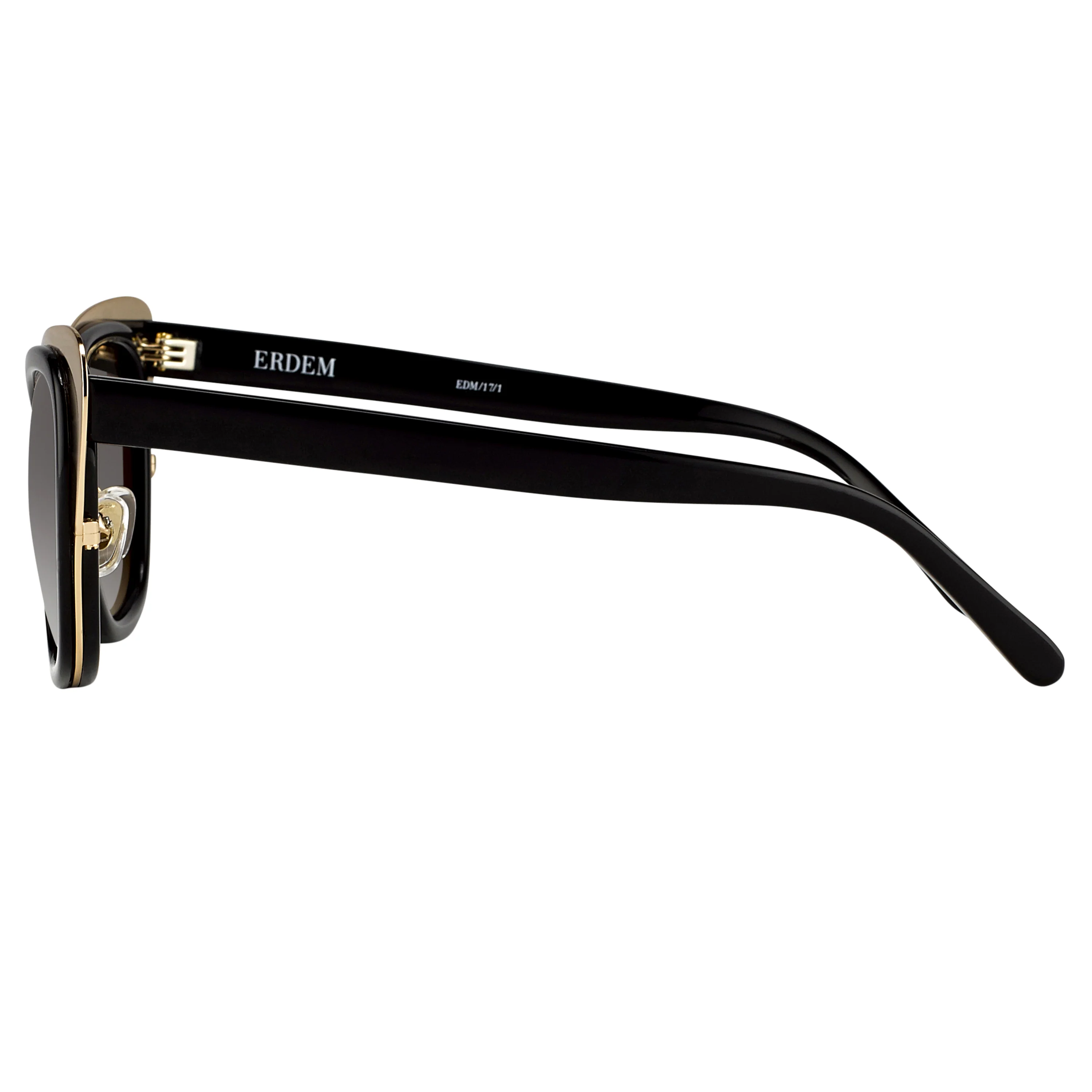 Erdem Ladies Cat Eye Grey Sunglasses - Image 3