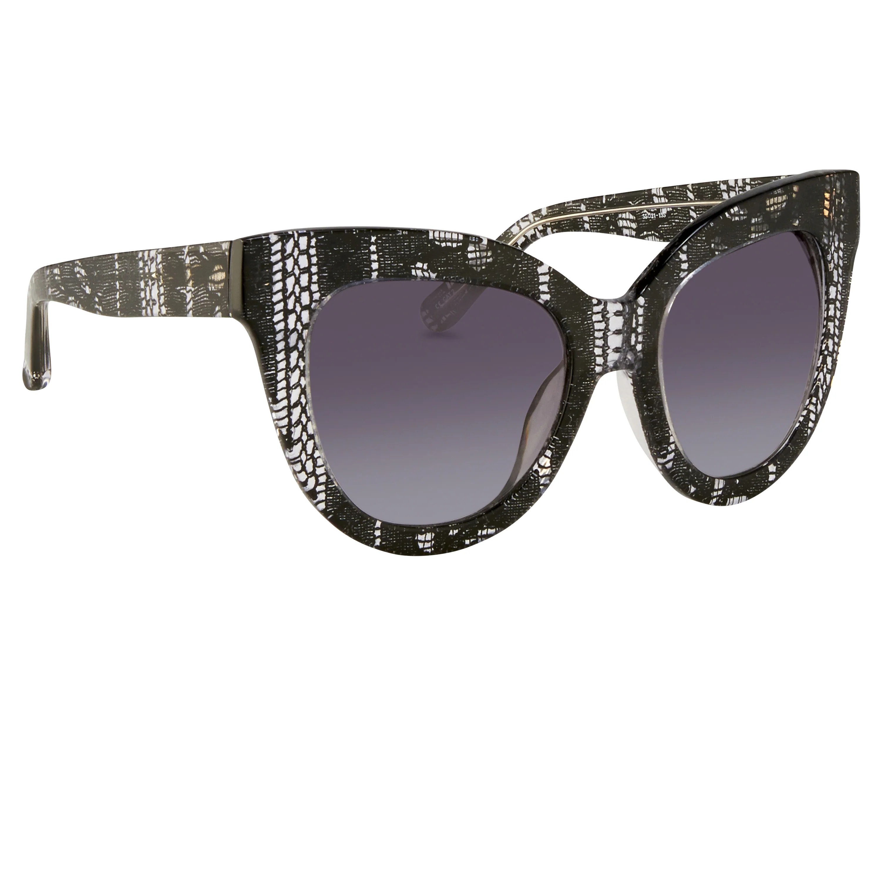 Erdem Ladies Cat Eye Grey Sunglasses