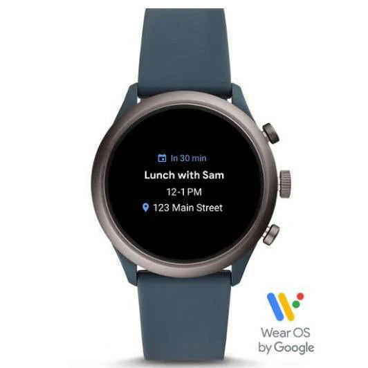 Fossil Smokey Blue Gen 4 Sport Smartwatch - Image 2