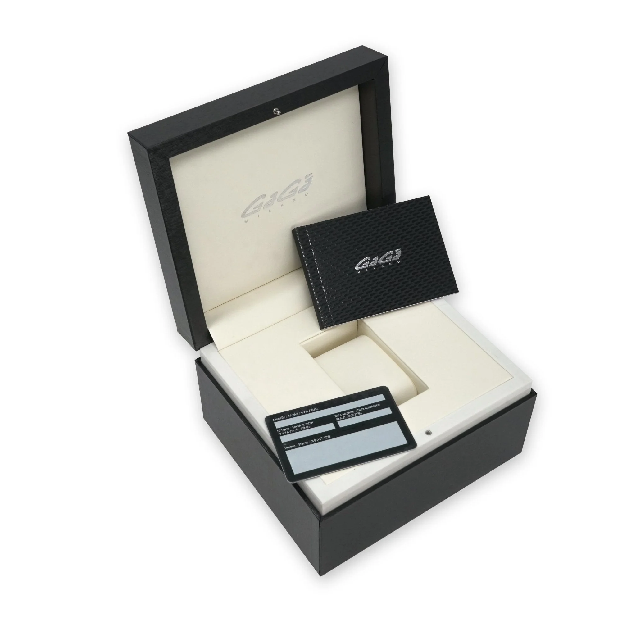 Gaga Milano Watch Frame_One Black Ceramic - Image 2