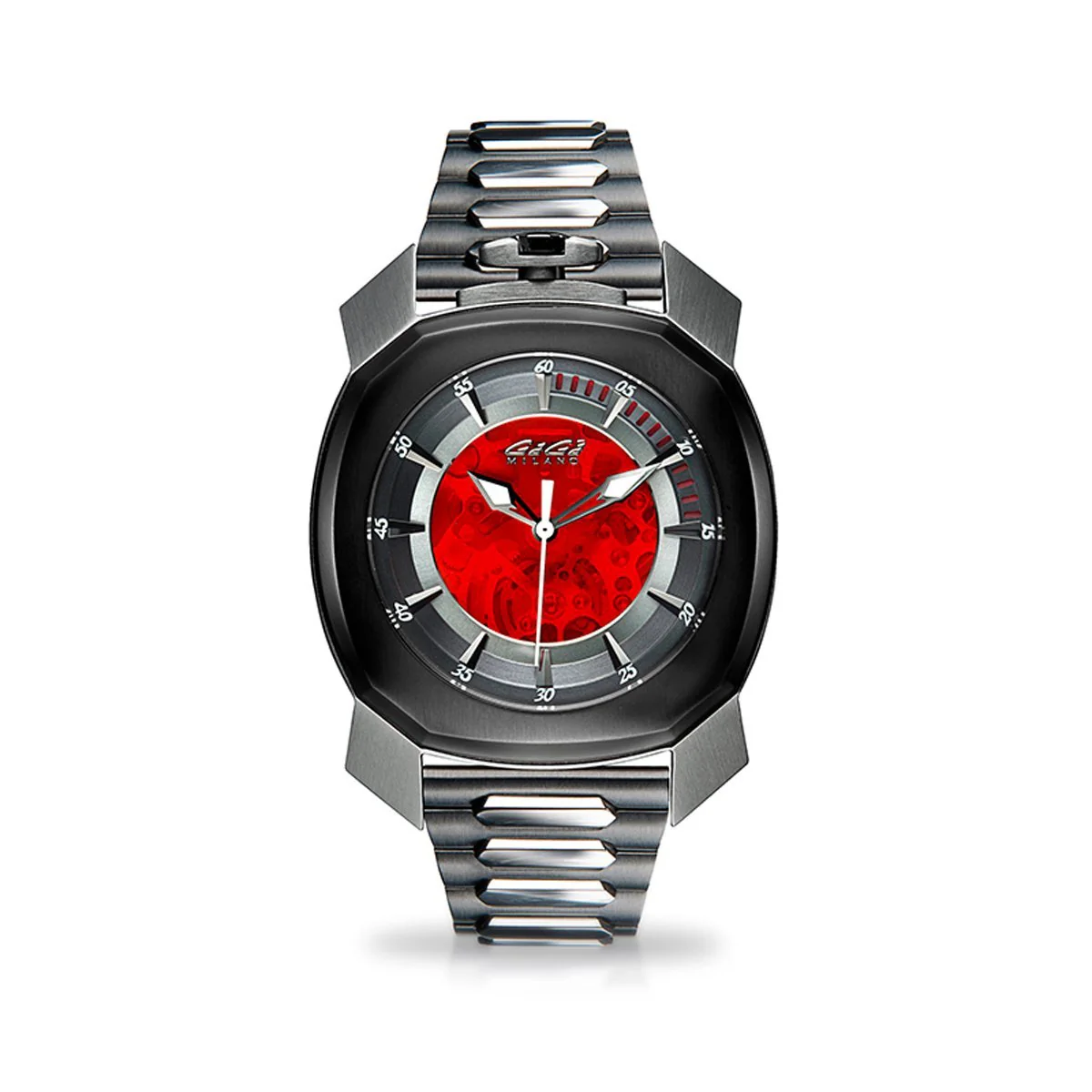 Gaga Milano Automatic Watch Frame_One Skeleton Red
