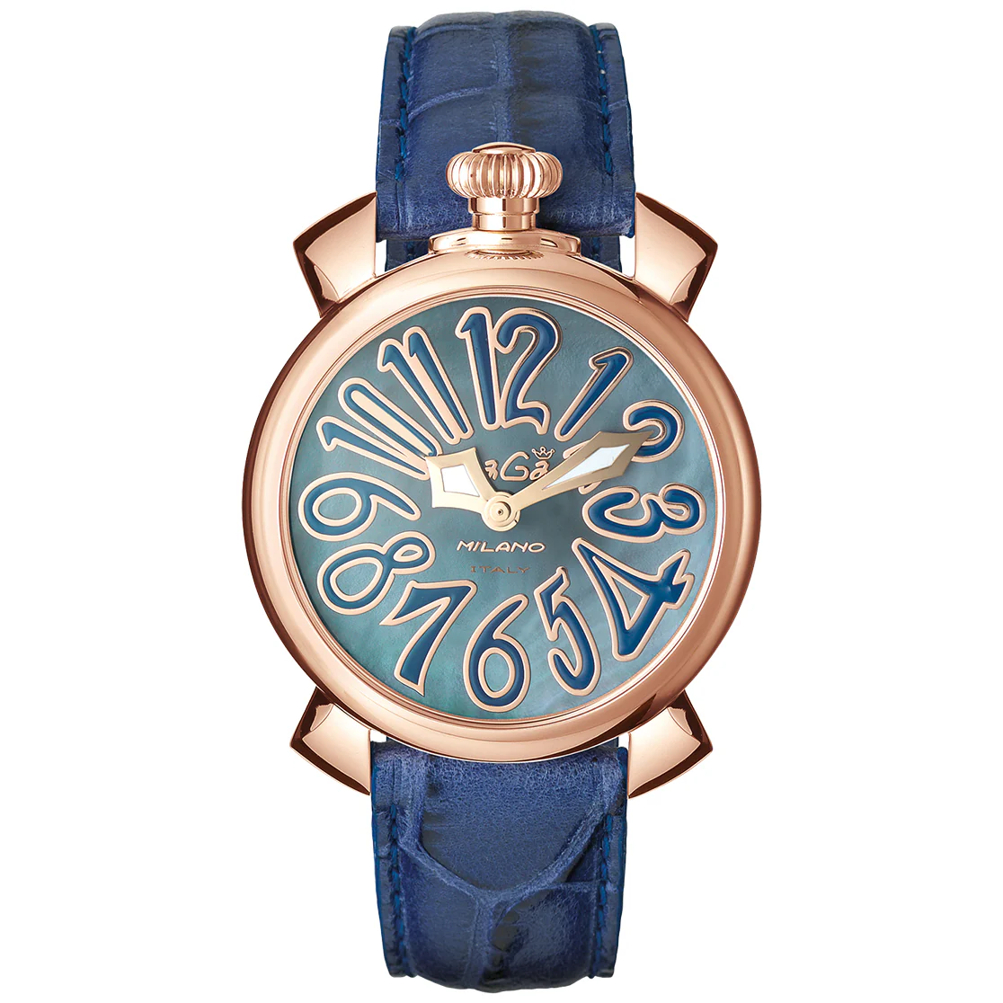 Gaga Milano Ladies Blue Manuale Watch