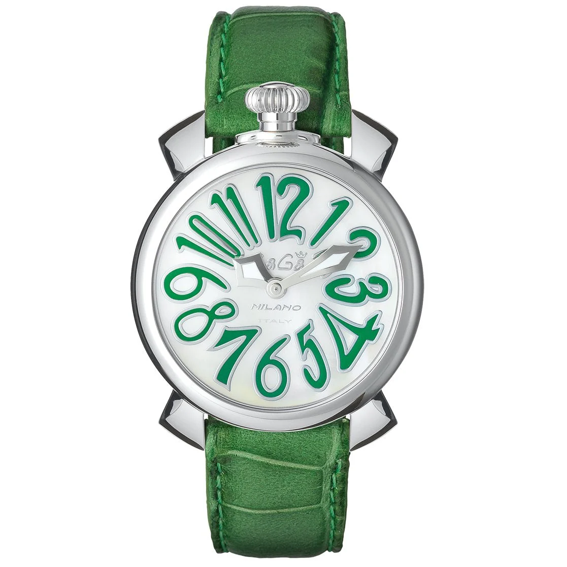 Gaga Milano Ladies Green Manuale Watch