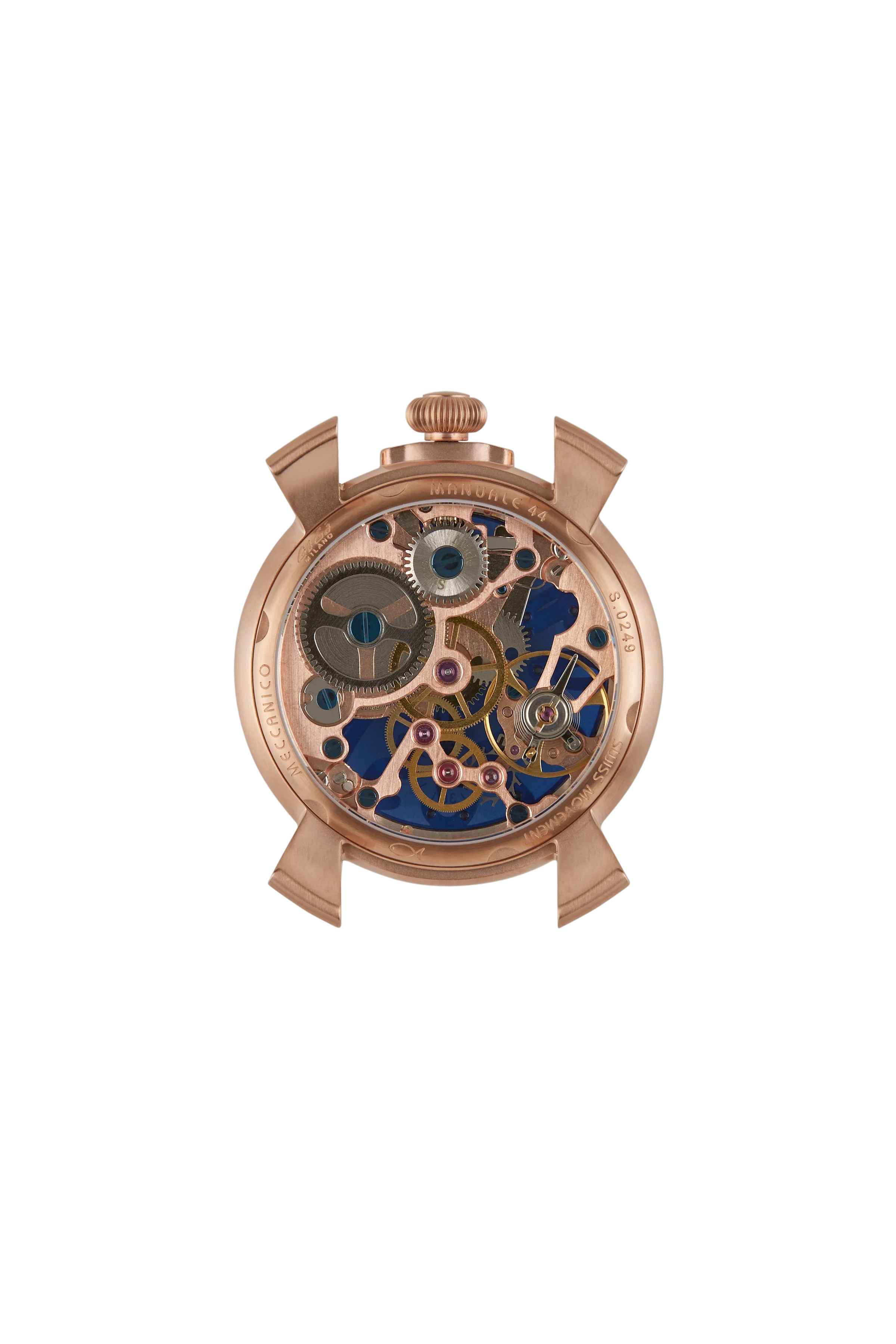 GaGà Milano Watch Manuale Forty-Four 44mm Skeleton Rose Gold - Image 2