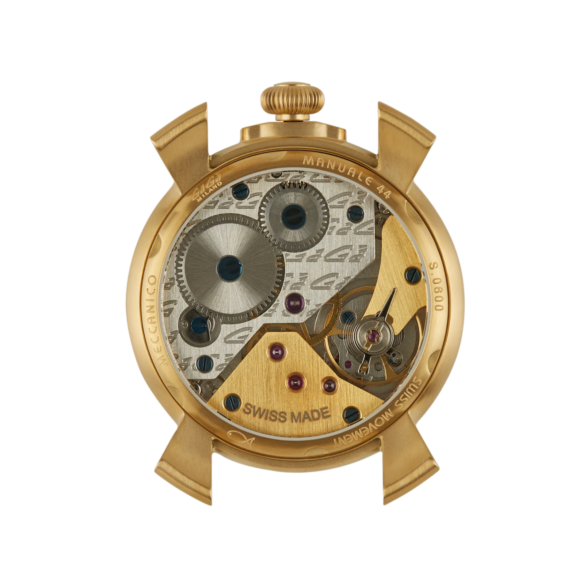 GaGà Milano Watch Manuale Forty-Four 44mm Yellow Gold - Image 2