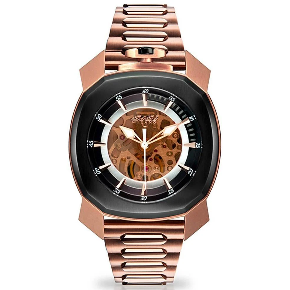 Gaga Milano Men's Gold Frame One Automatic Watch