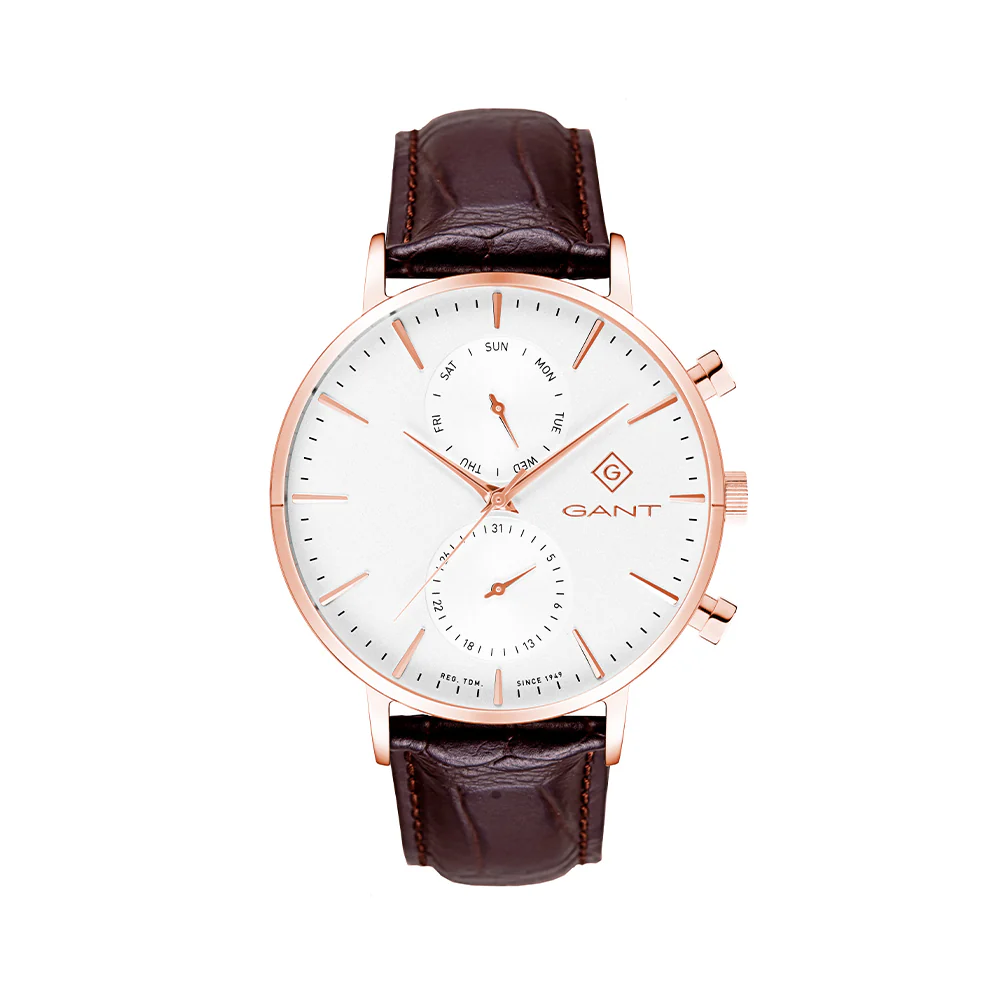 Gant Park Hill Day-Date II-IPR Men's White Watch