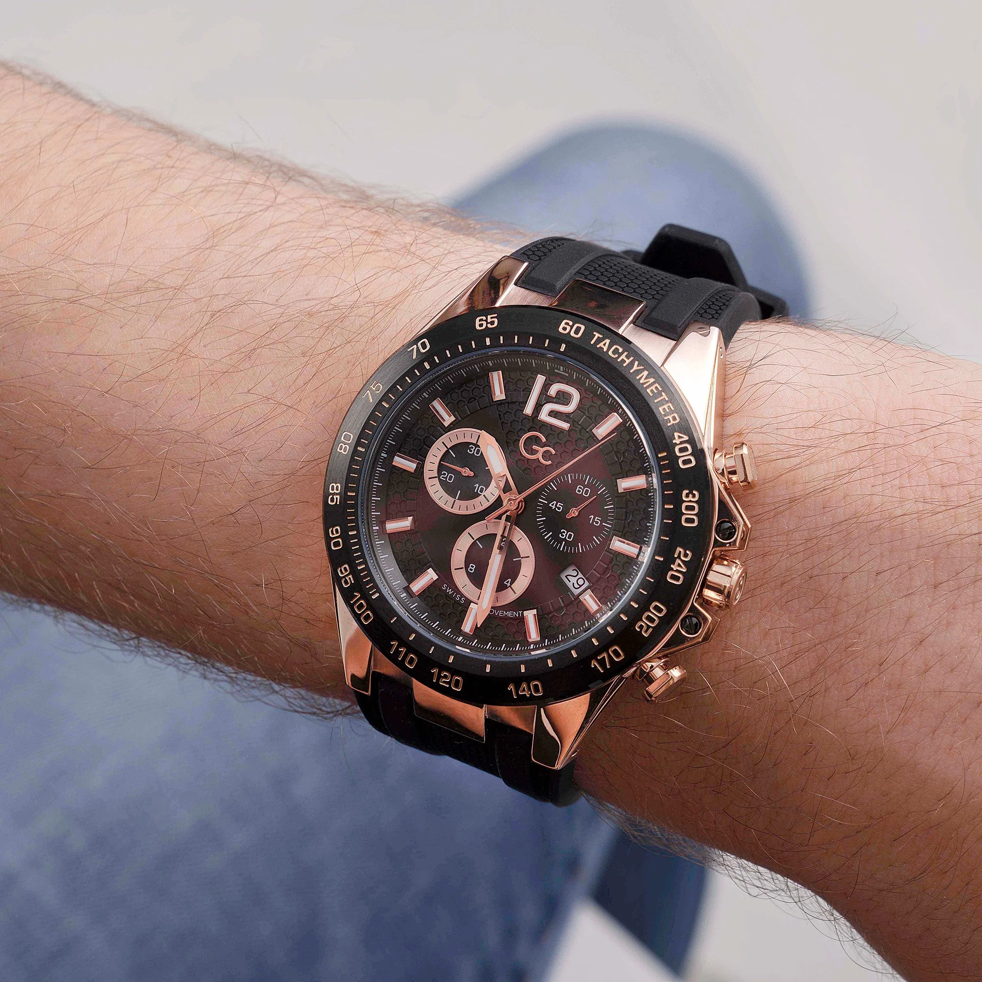 GC Audacious Men's Black Watch - Image 5